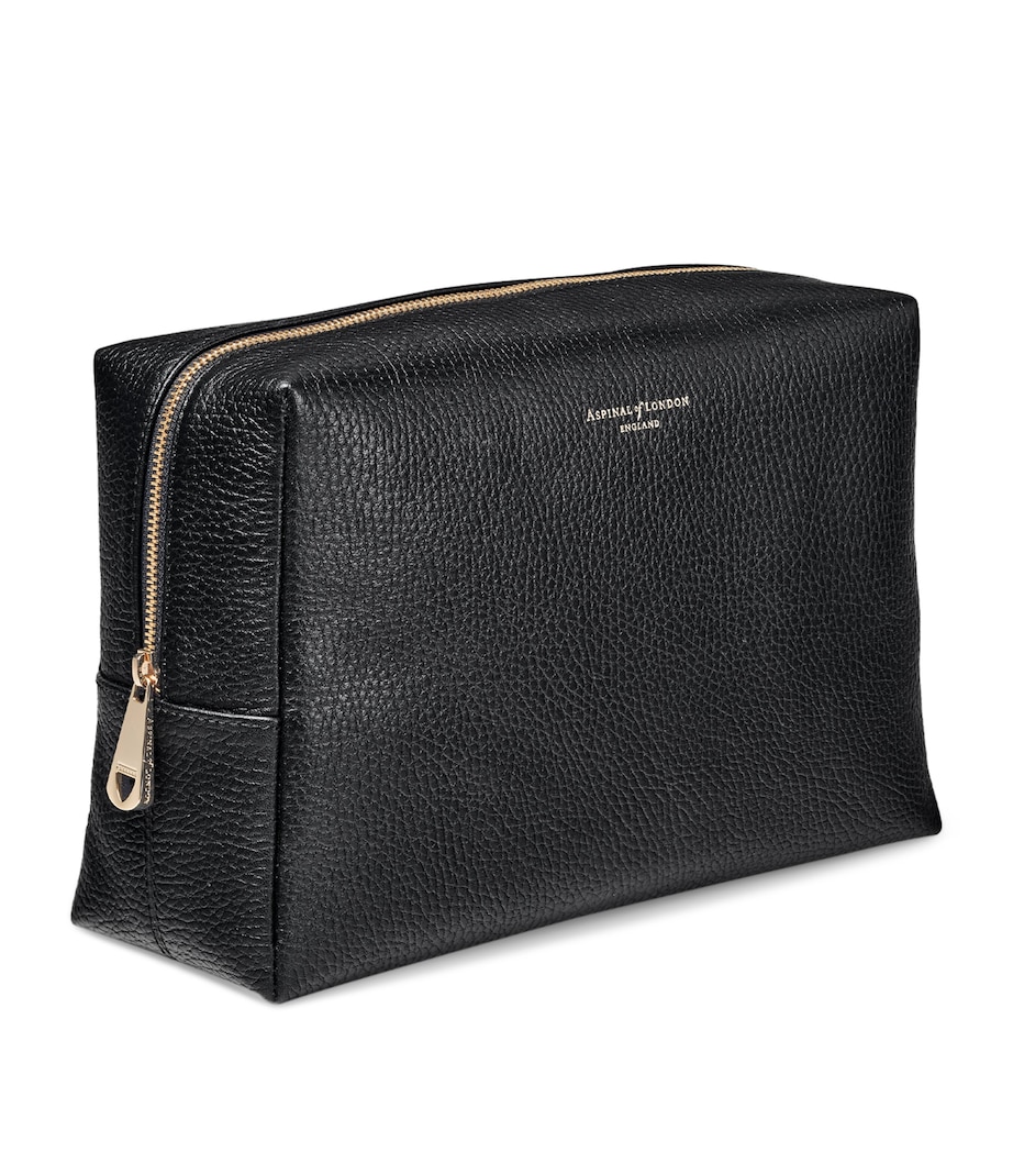 Large London Cosmetic Case BLACK Image 2