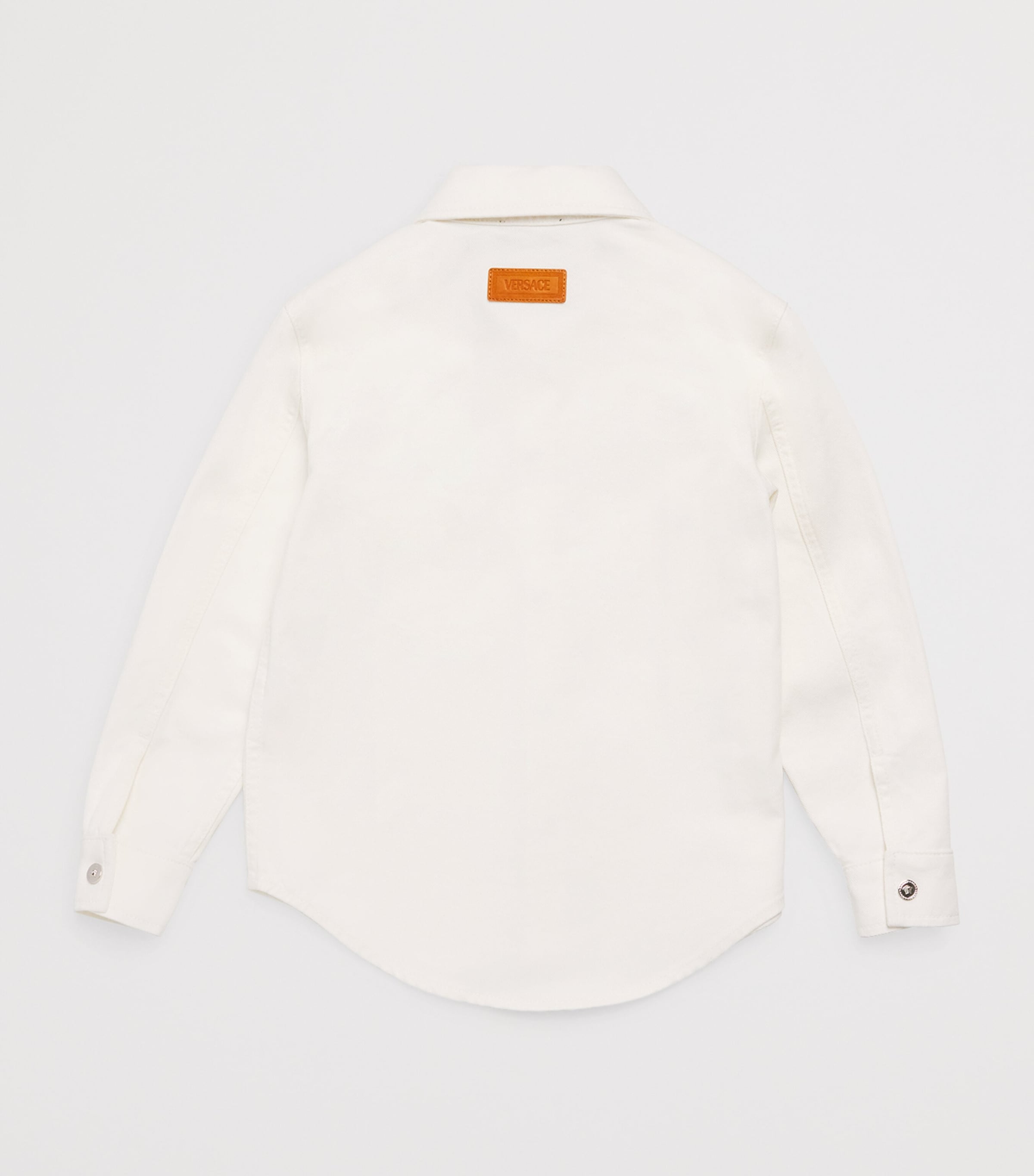 Denim Medusa Shirt (6-14 Years) 1D110WHITE Image 2