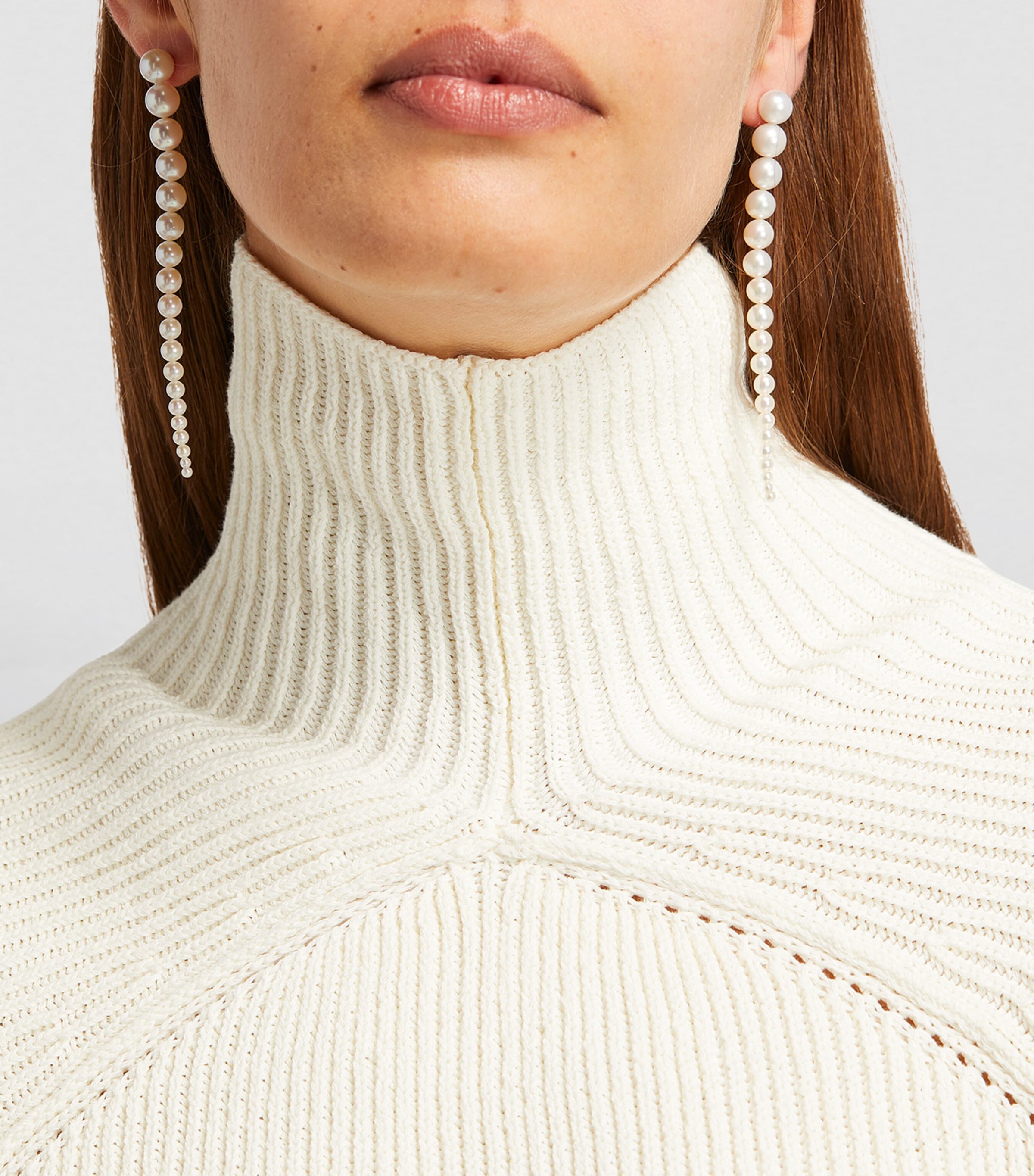 Yellow Gold and Pearl Ensemble Drop Earrings YELLOW GOLD Image 5