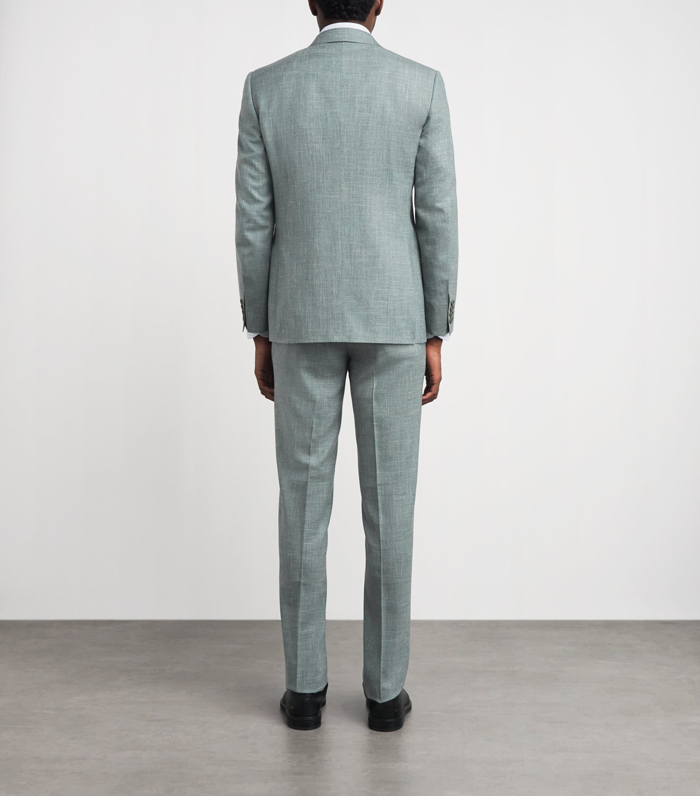Canali Mens Wool-Silk-Linen 2-Piece Suit Image 5
