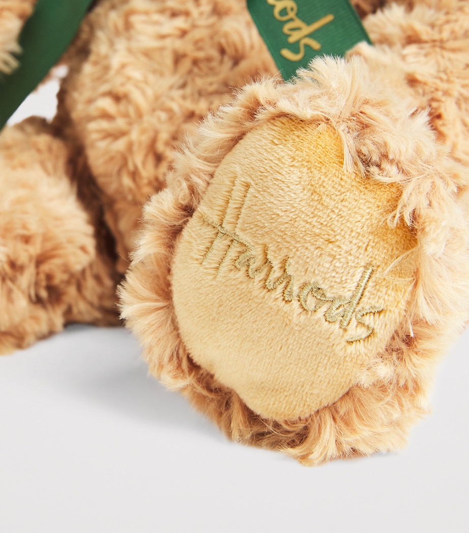 Harrods Large Curly Henry Bear (25cm) Tan Image 3