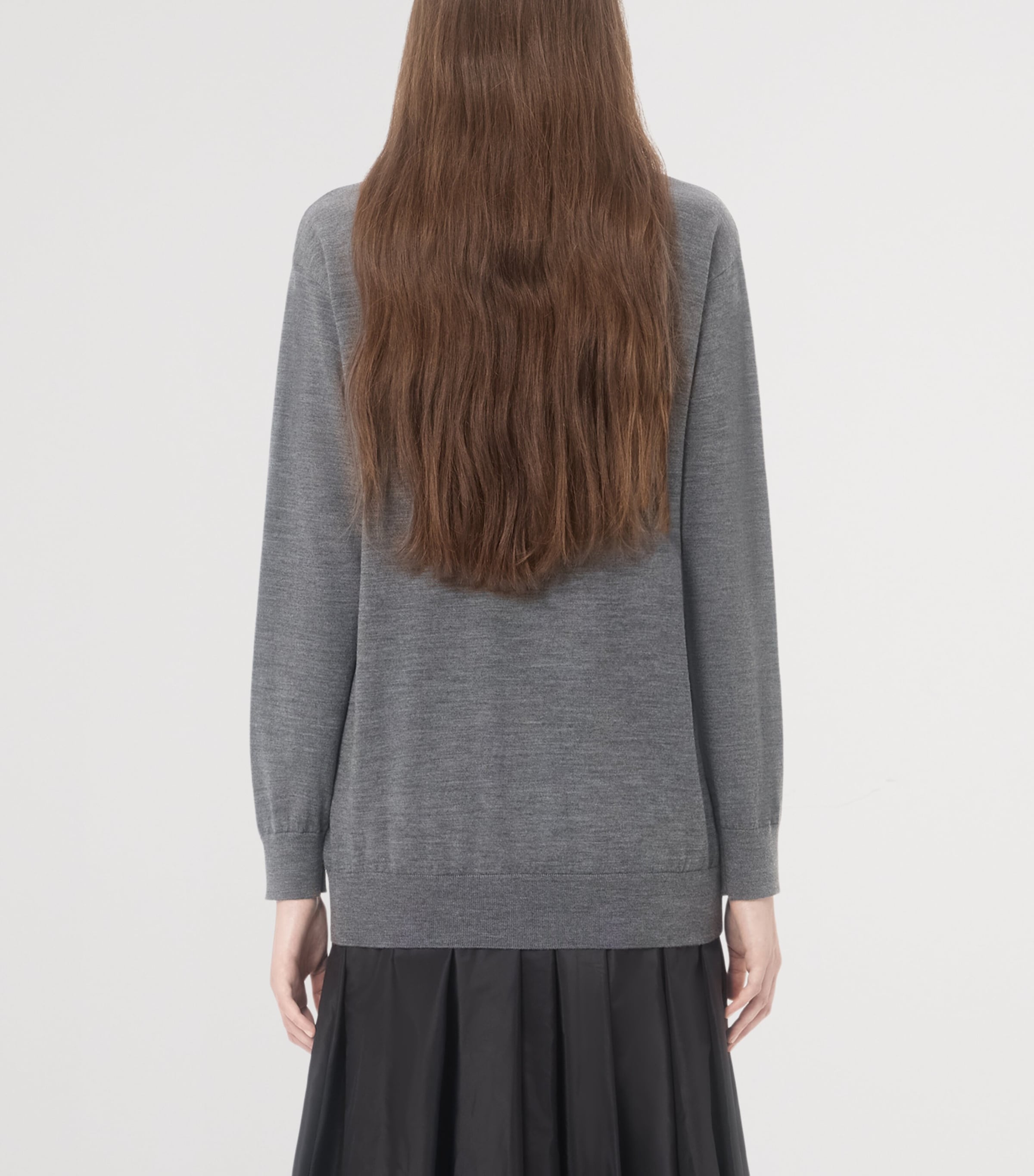 Valentino Womens Wool Tie-Neck Sweater Image 5