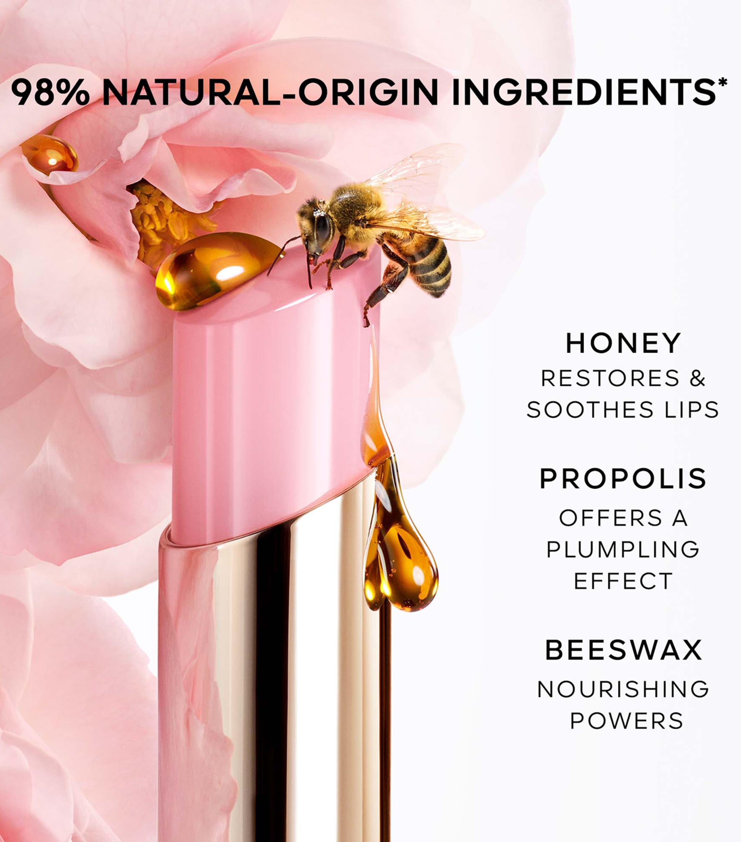 KissKiss Bee Glow Honey Tint Balm (3.2g) 258 ROSE Image 2