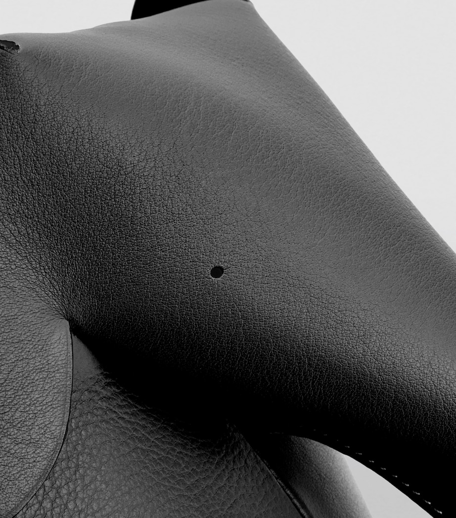 Leather Elephant Bag BLACK Image 5
