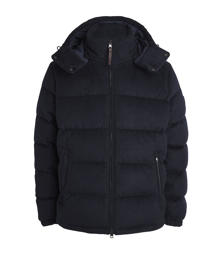 Down Melton Decker Puffer Jacket NAVY Image 1