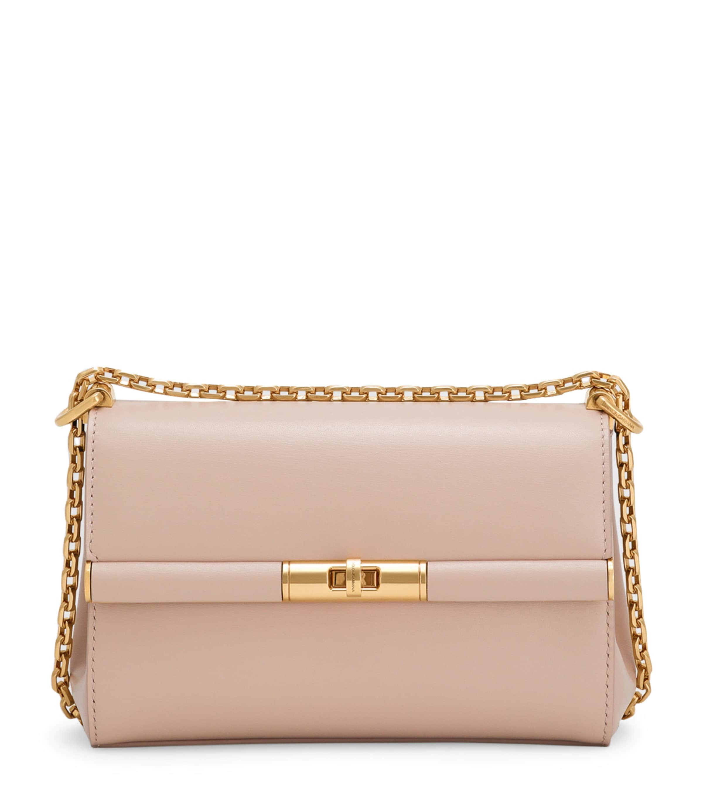【関税＆送料込み】Dolce & Gabbana 'Marlene' Pink Shoulder Dolce & Gabbana Calfskin Marlene Shoulder Bag | Harrods UK