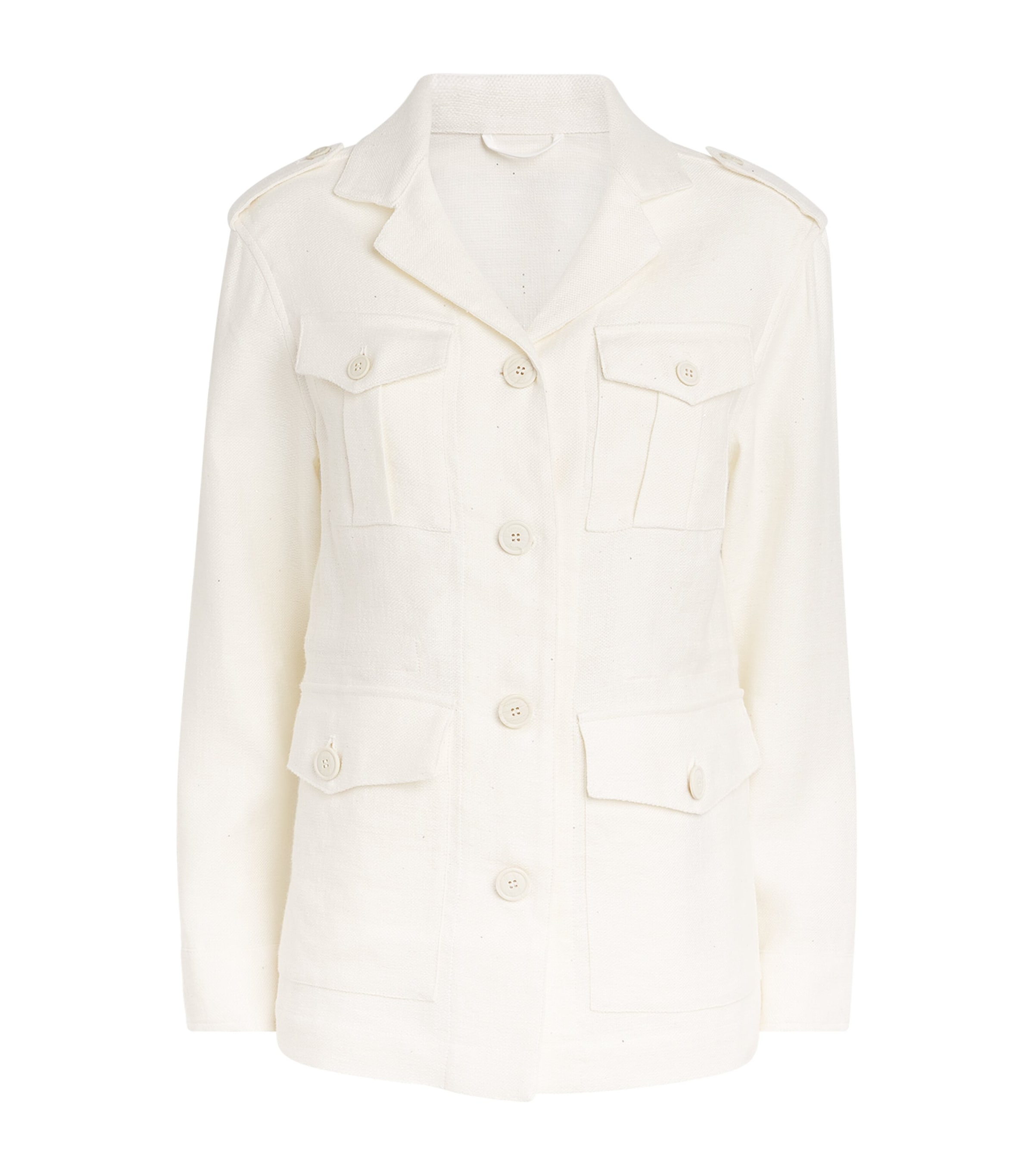 Eleventy Womens Safari Jacket Avorio Image 1
