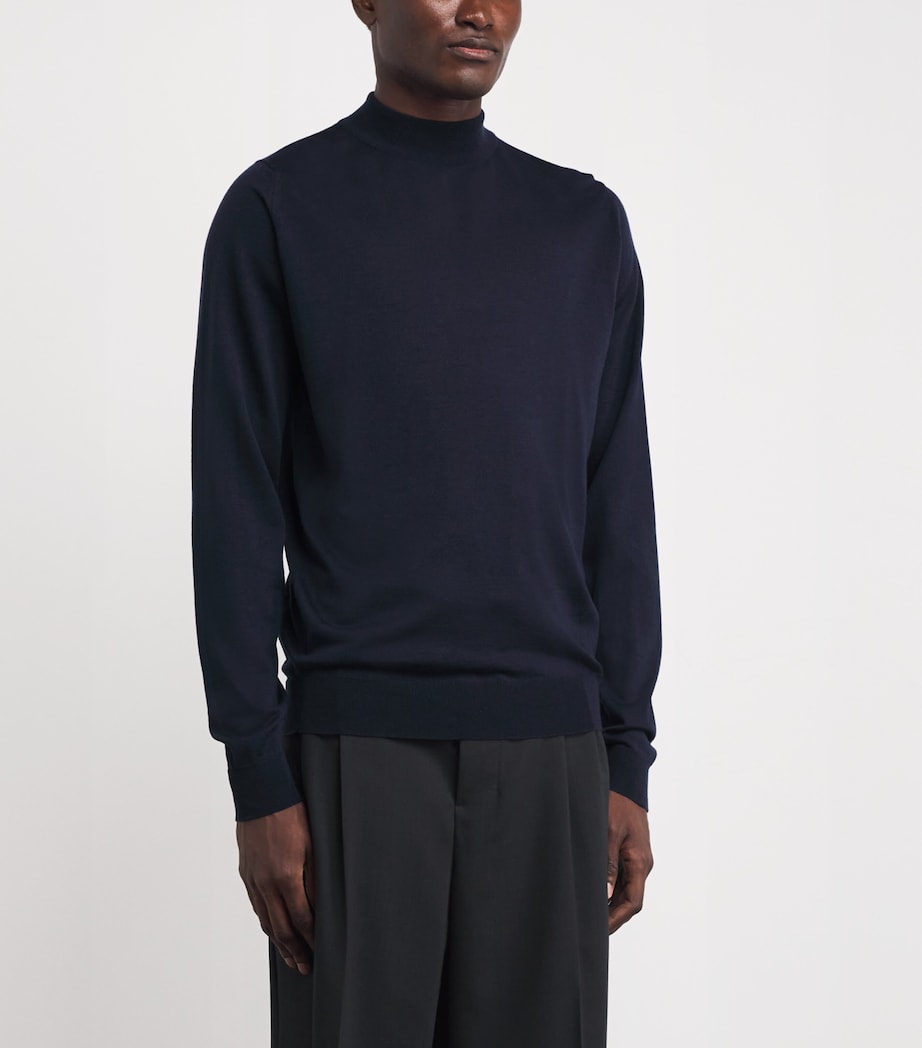 Merino Wool Harcourt Sweater MIDNIGHT Image 5