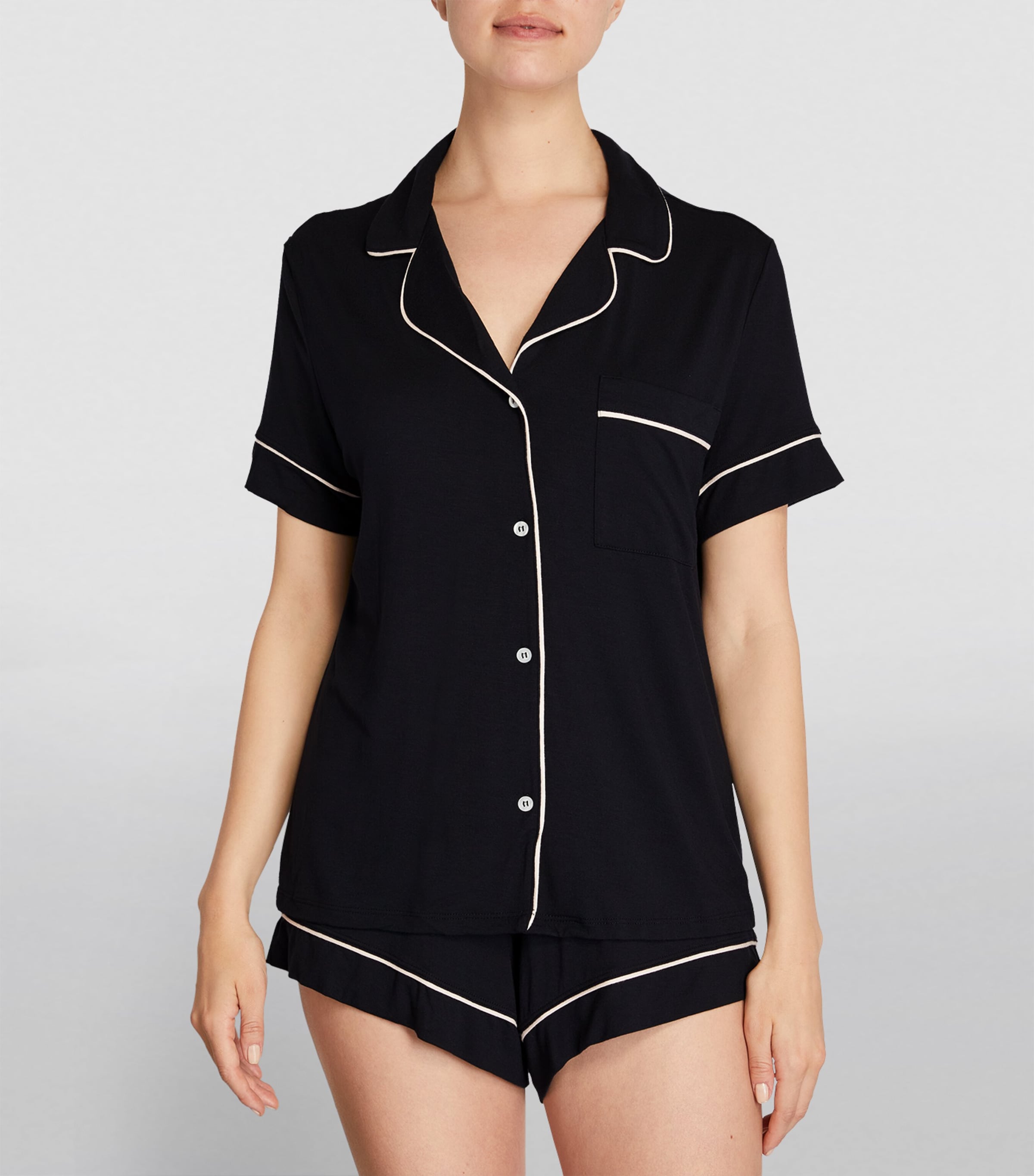 Gisele Pyjama Set BLACK/SORBET PINK Image 2