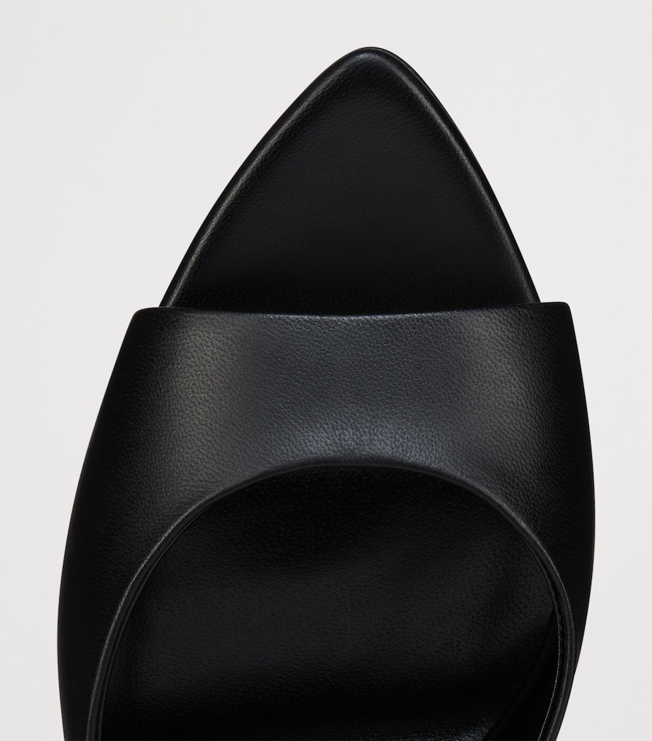 Christian Louboutin Miss Z Leather Heeled Mules 100 Image 3