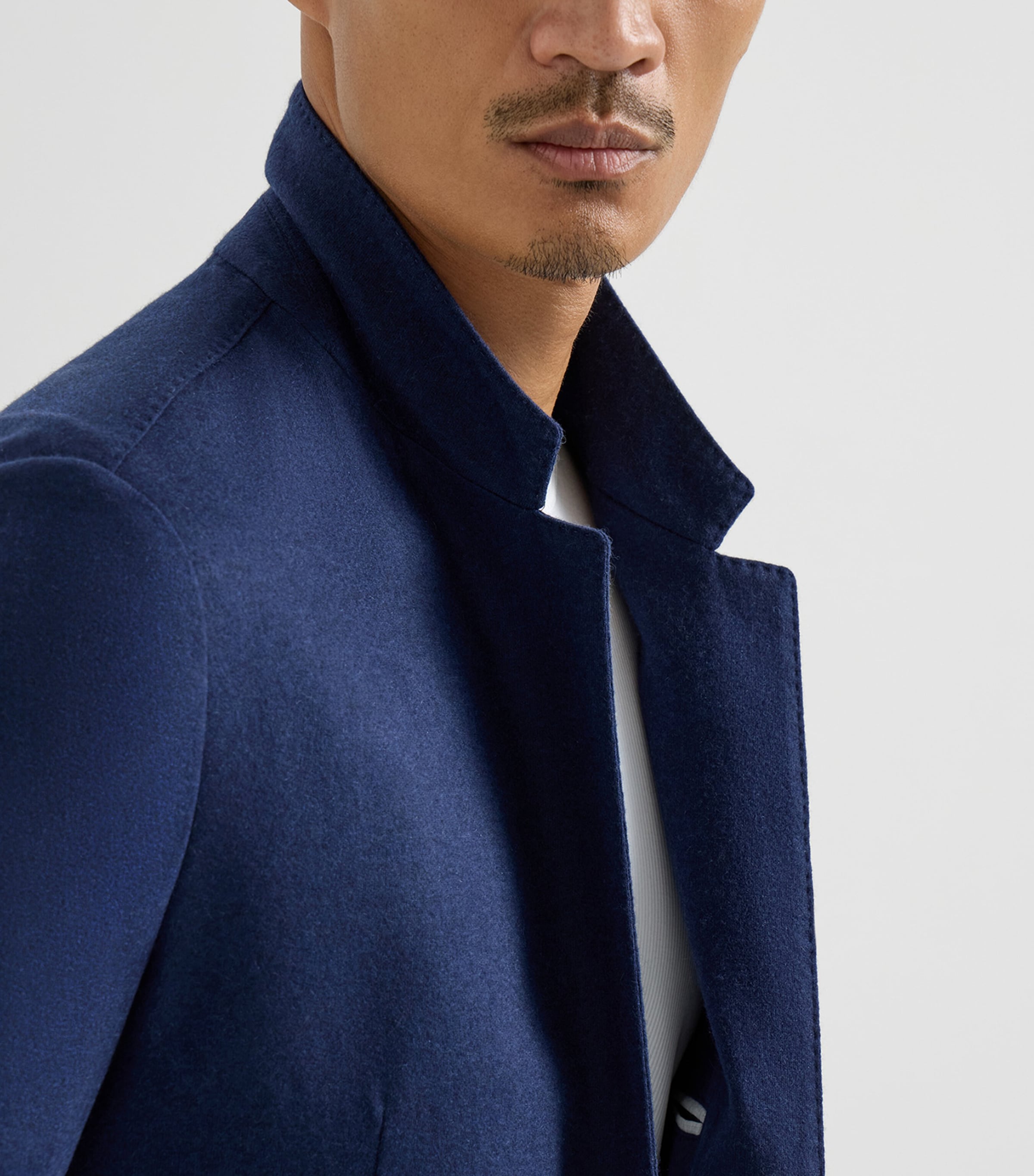 Brunello Cucinelli Mens Cashmere Jersey Blazer Image 6
