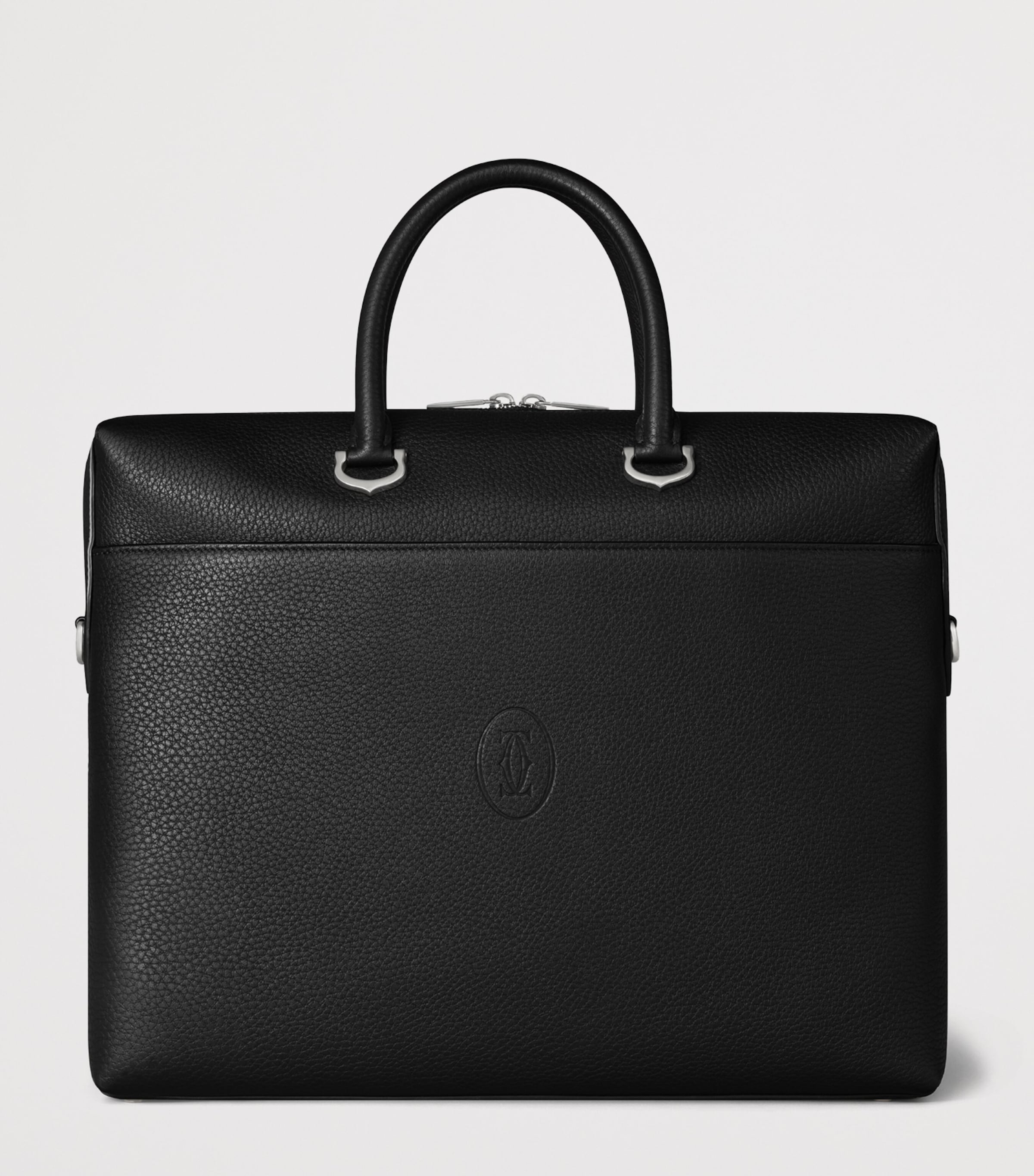 Cartier Calfskin Must de Cartier Briefcase Black Image 4