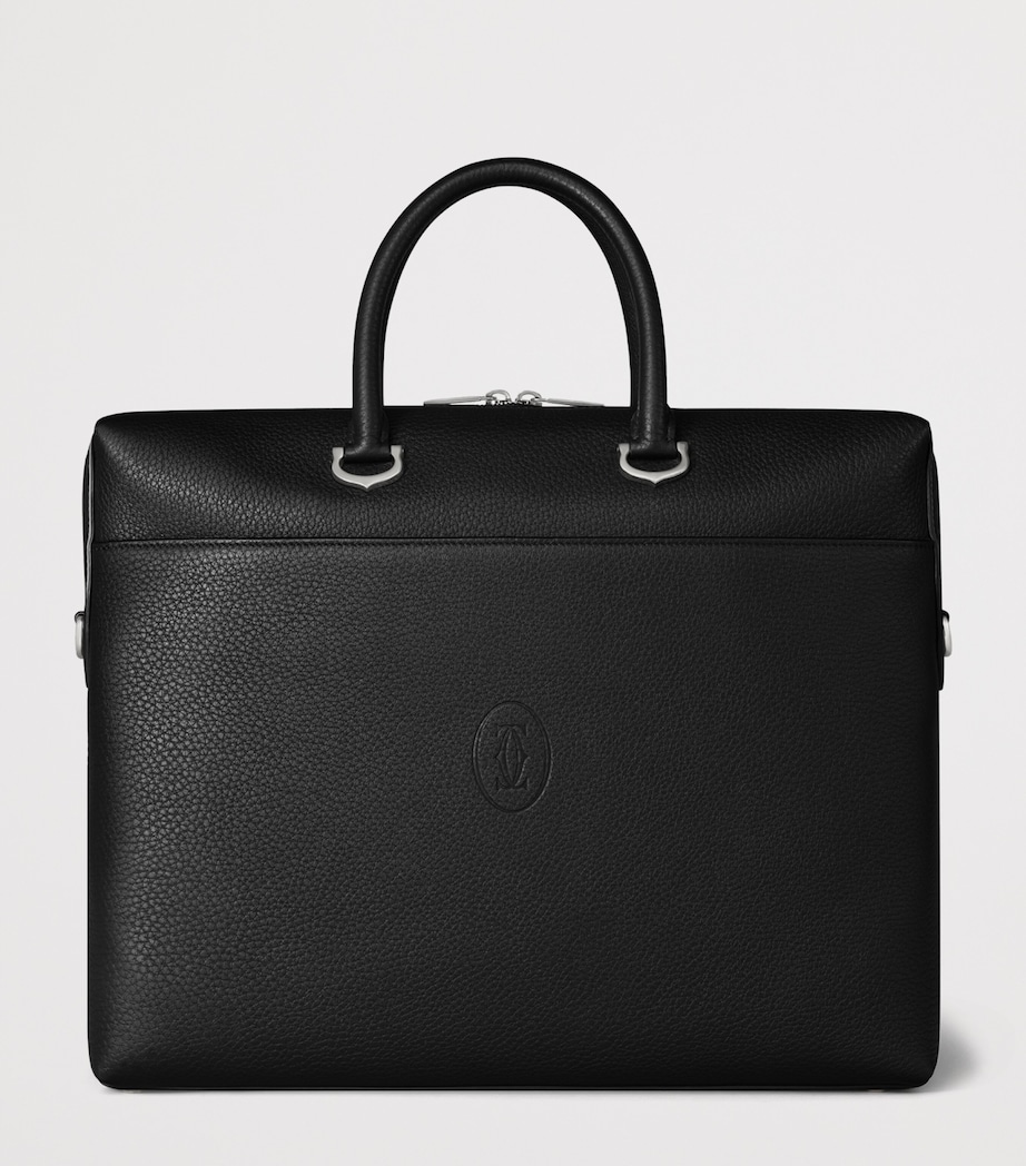 Cartier Calfskin Must de Cartier Briefcase Black Image 4