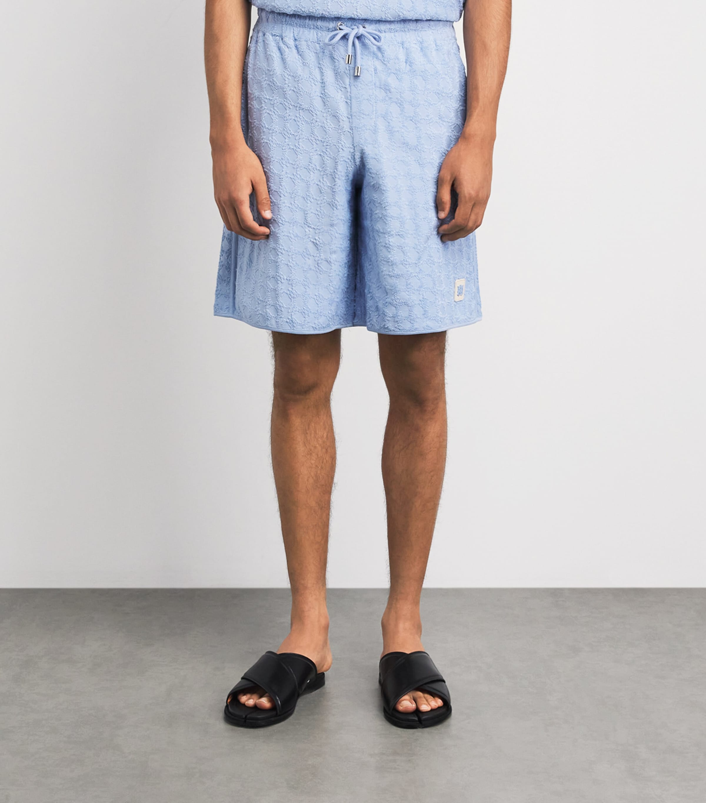 AMIRI Mens MA Quad Shorts Skyline Blue Image 4