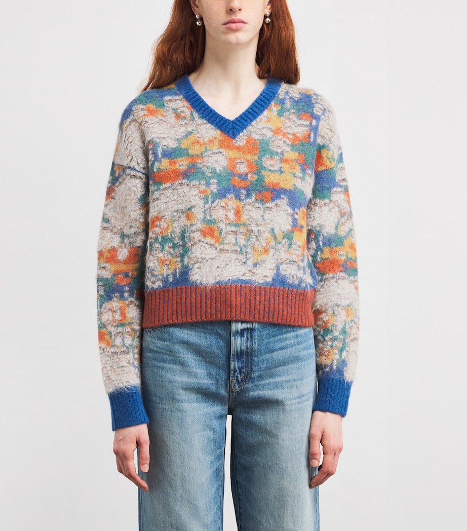 The Crop Varsity Sweater FIXER UPPER FXU Image 3