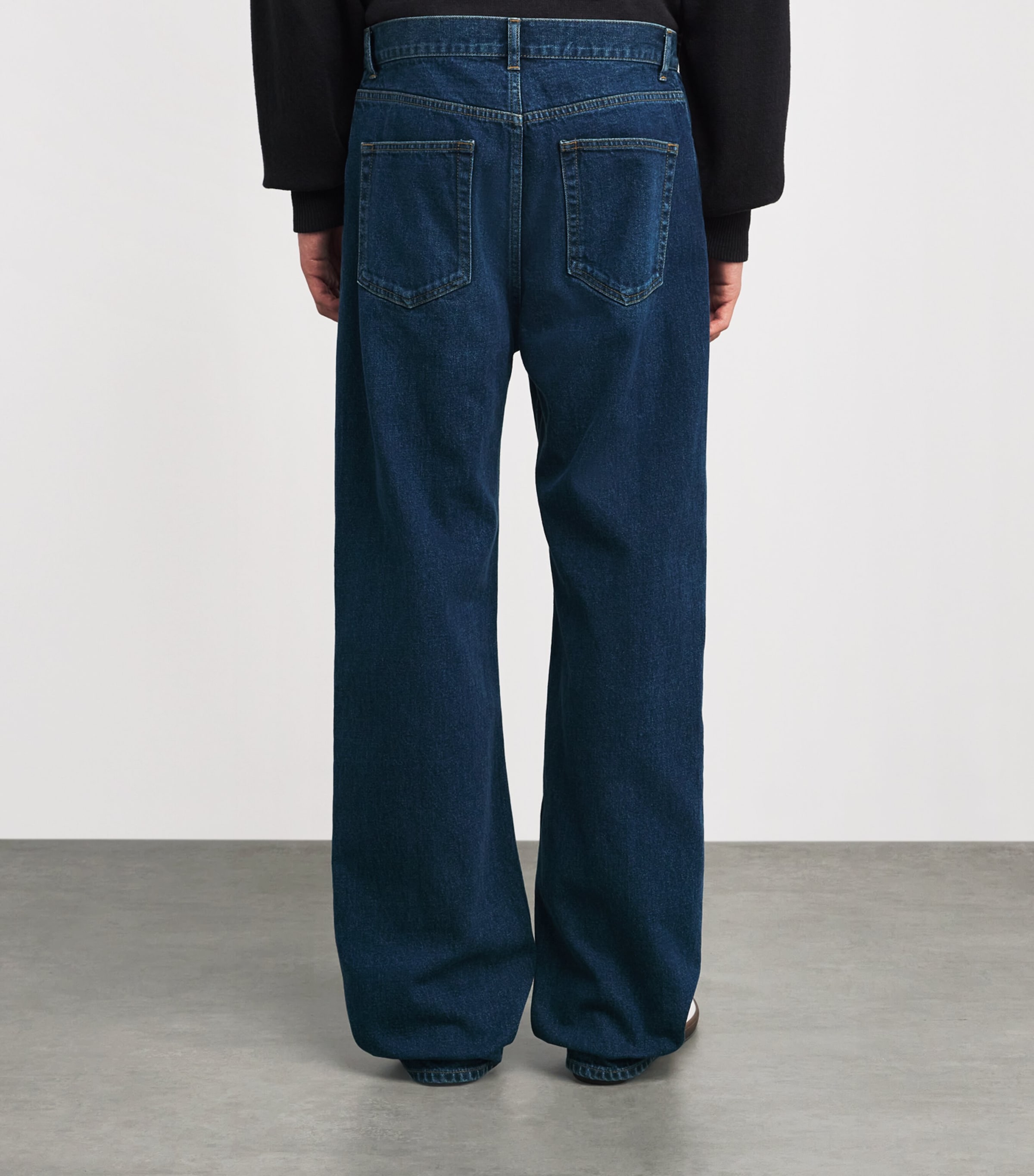 The Row Mens Siouxie Straight Jeans Indigo Image 4