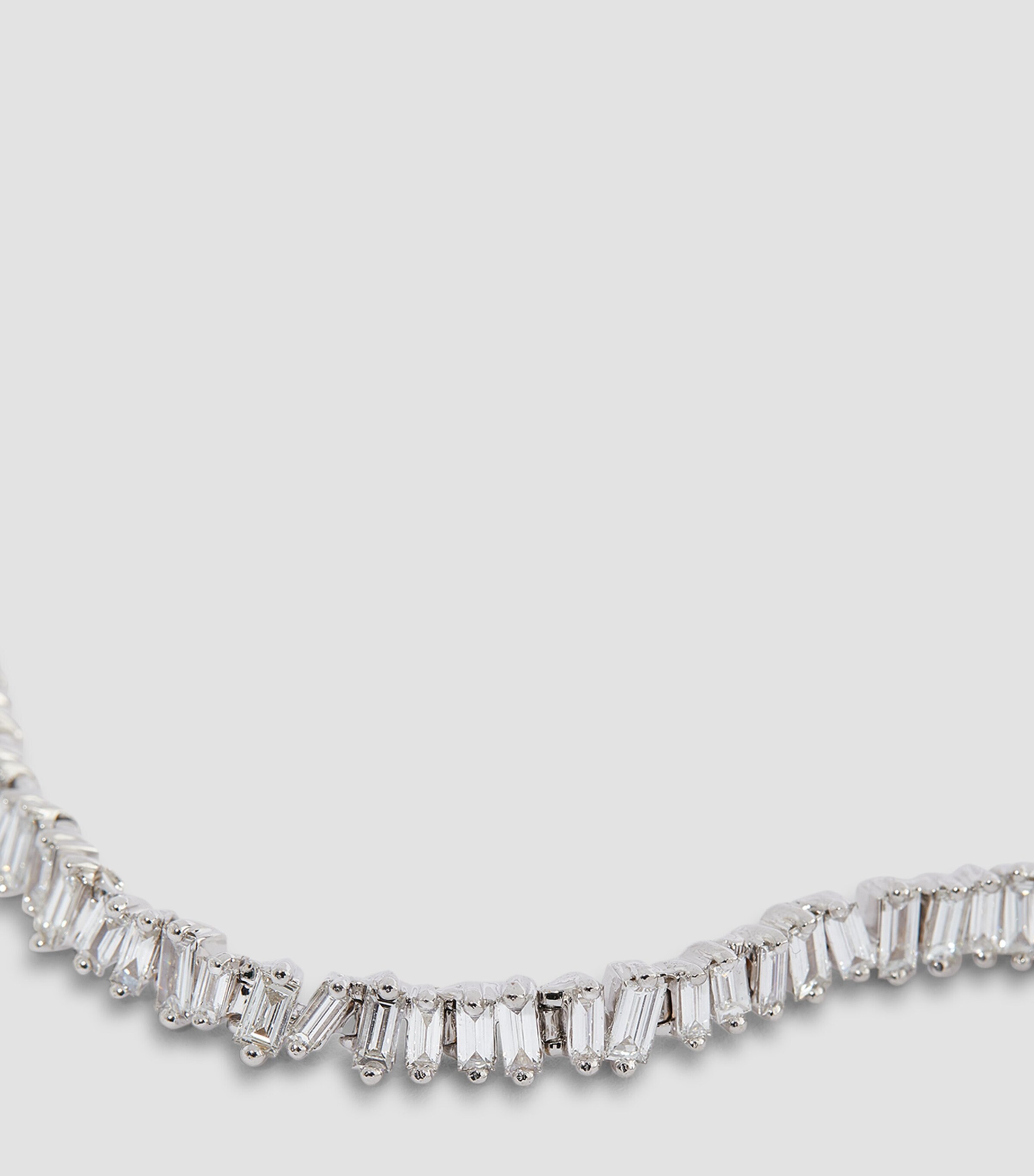 Suzanne Kalan White Gold and Diamond Mini Classic Tennis Bracelet Wg/wd Image 6