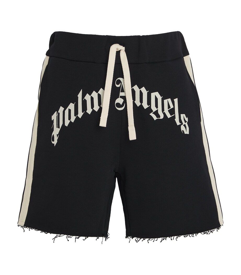 Logo Track Sweatshorts BLACK Image 1