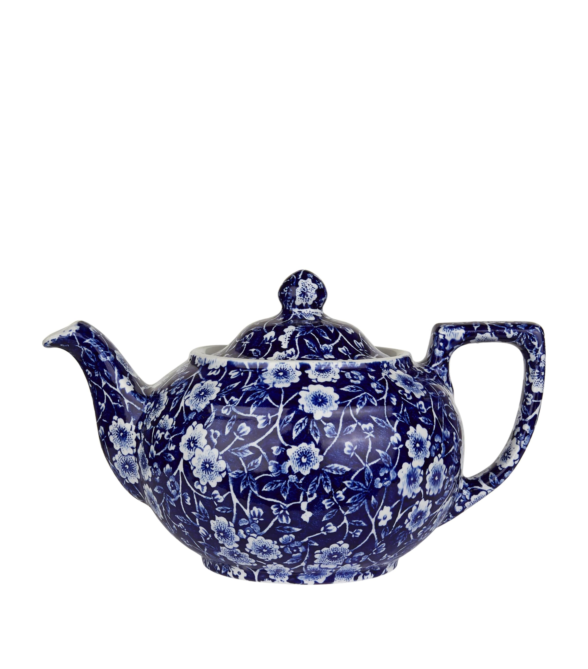 Burleigh Blue Calico Small Teapot (400ml) | Dining | Tableware | Teapots