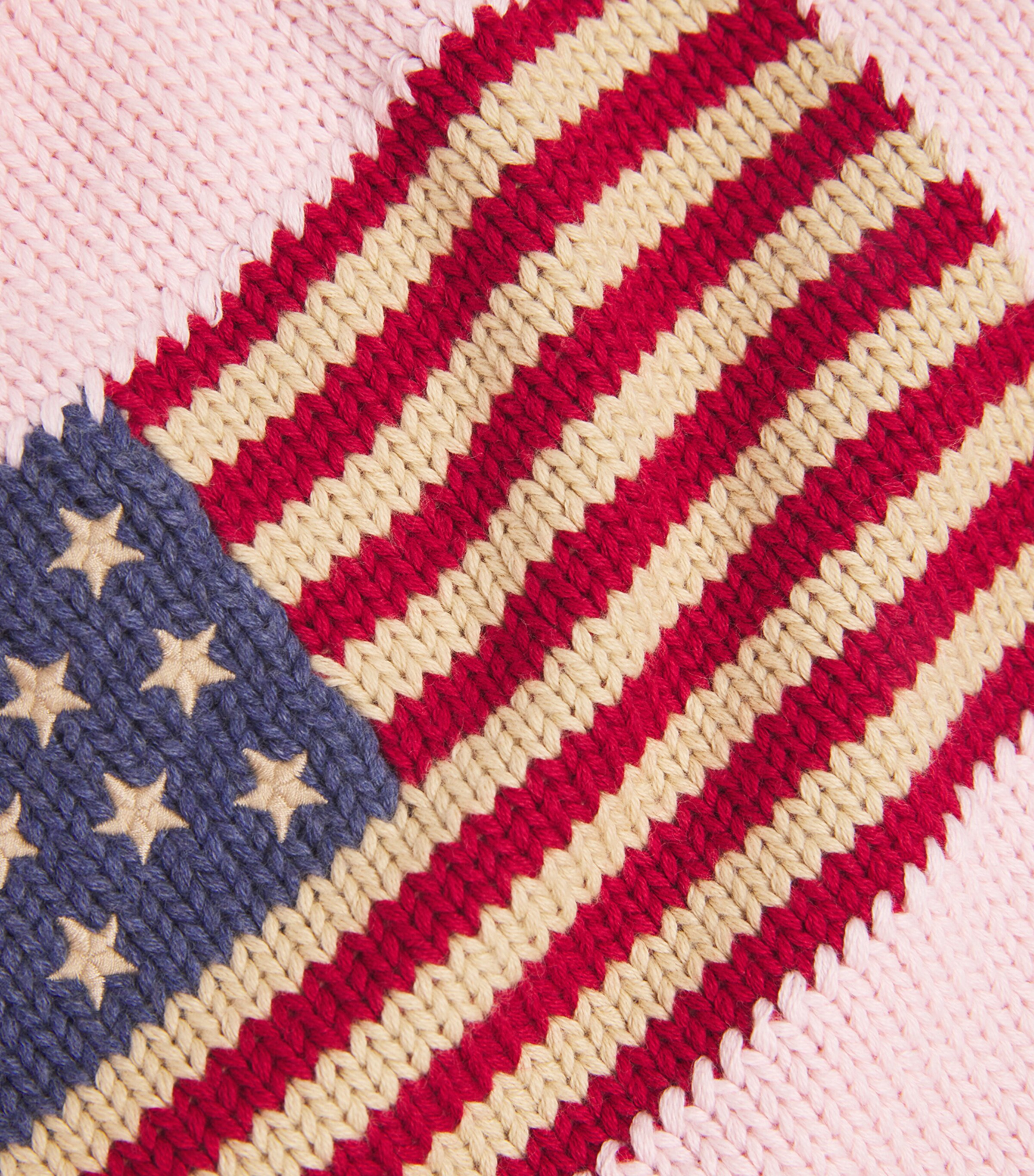 Cotton Flag-Intarsia Sweater (2-7 Years) ACACIA PINK Image 3