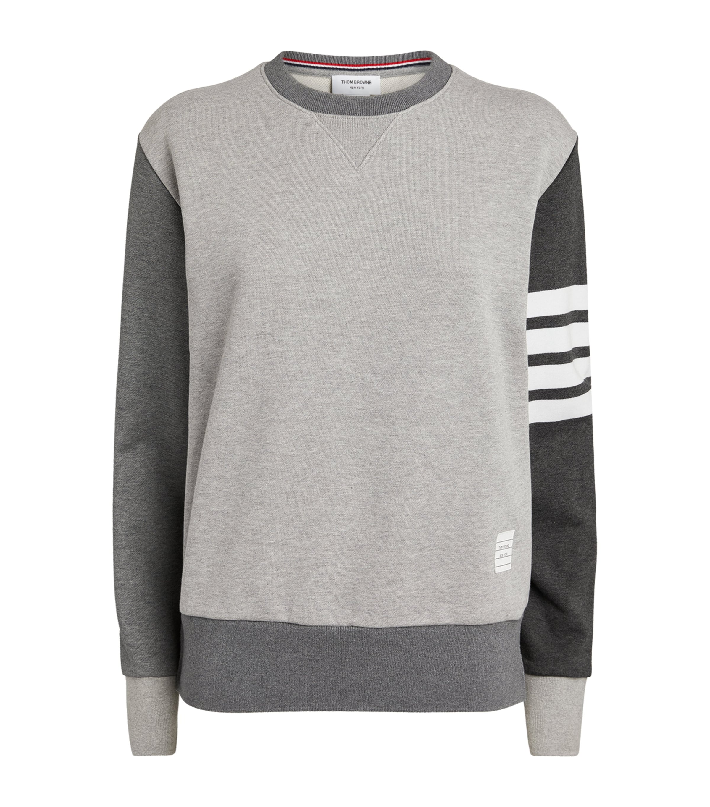 Shop Thom Browne 4-bar Sweatshirt In Grey