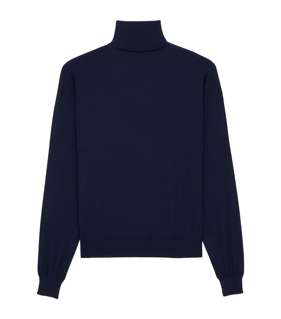 Cashmere-Wool-Silk Rollneck Sweater 4100 Image 2