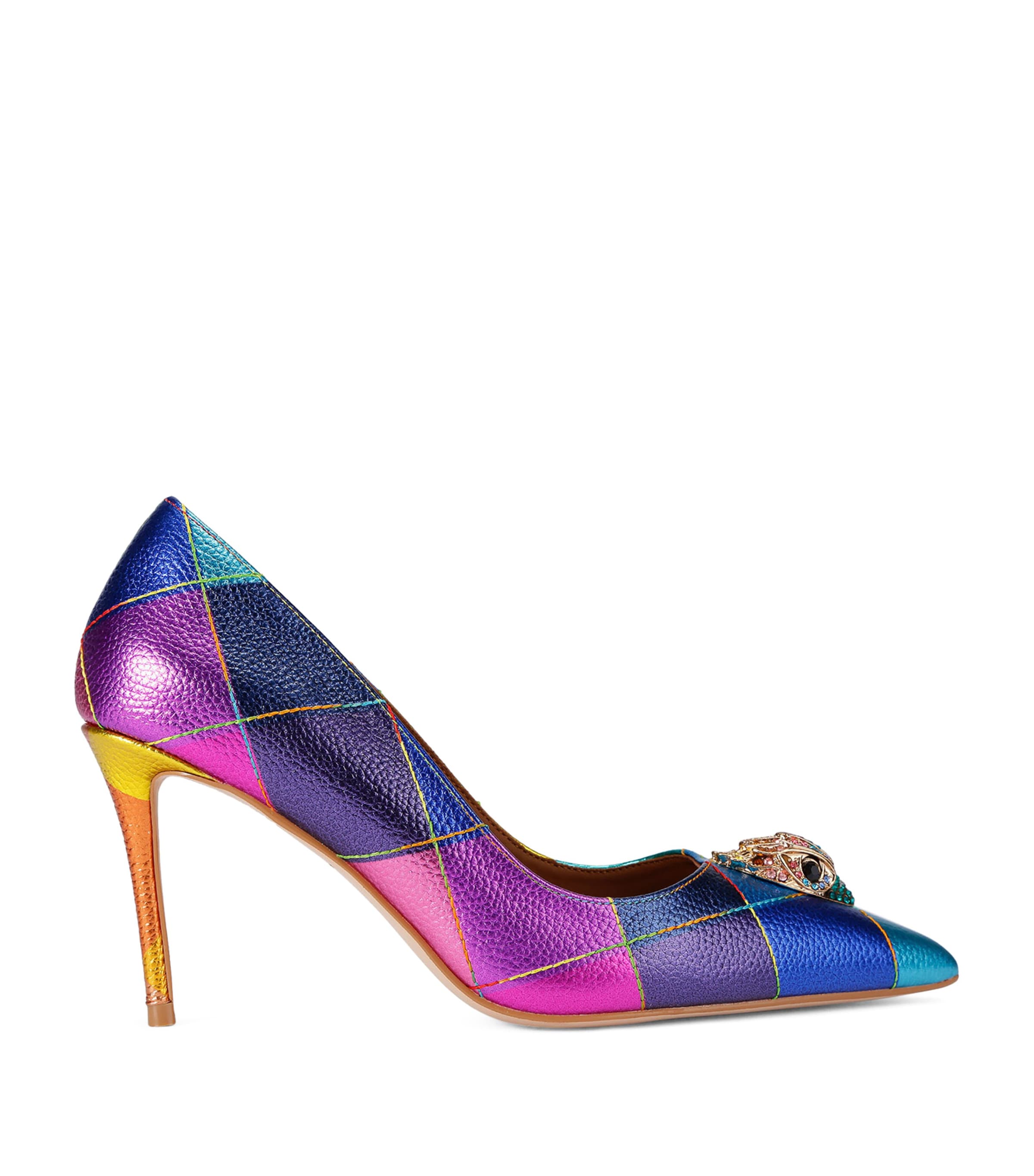 Kurt Geiger 85mm Belgravia Court Eagle-head-embellished High-heel Pumps In Multi