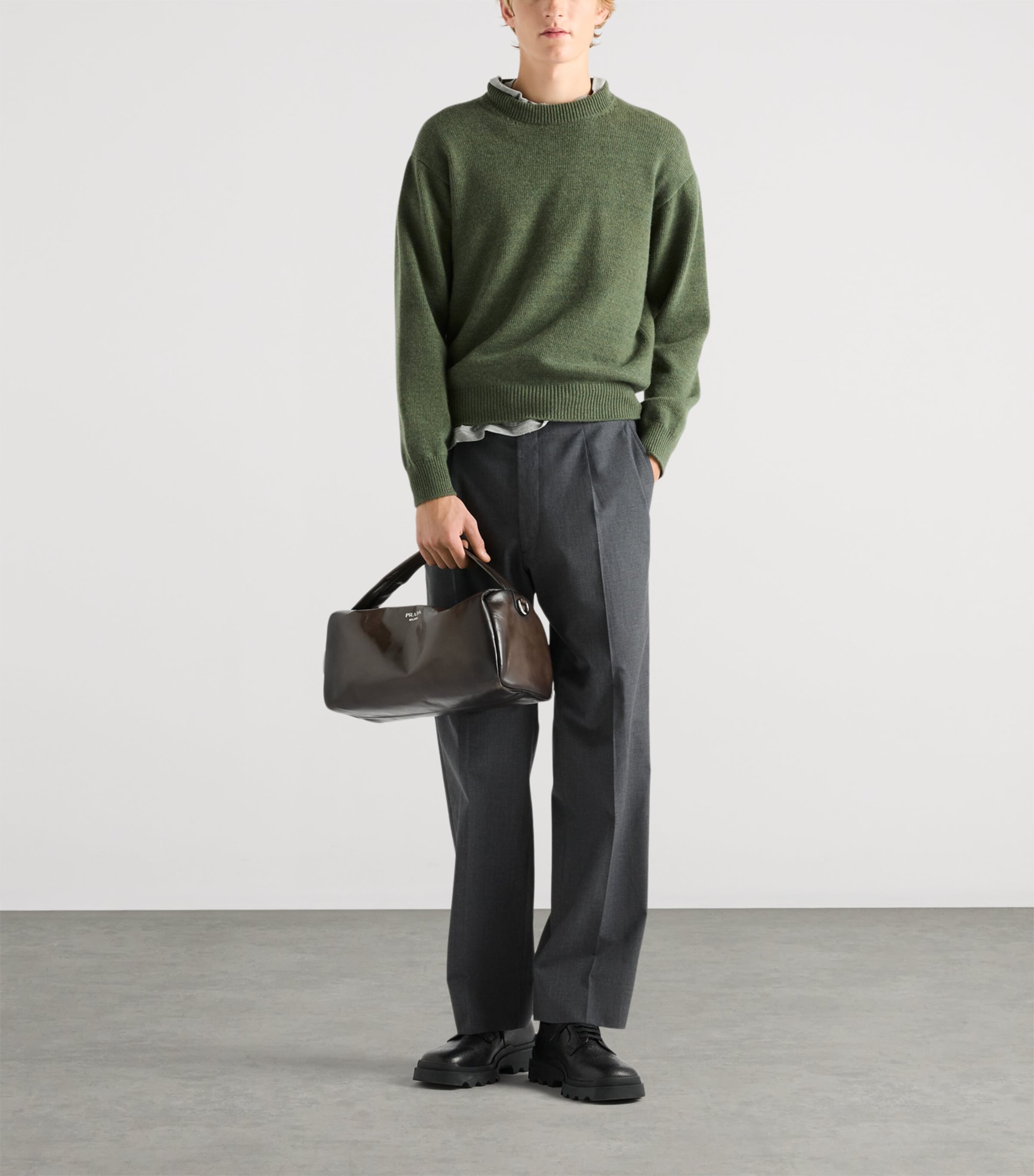 Re-Cashmere Crewneck Sweater F0161 Image 2