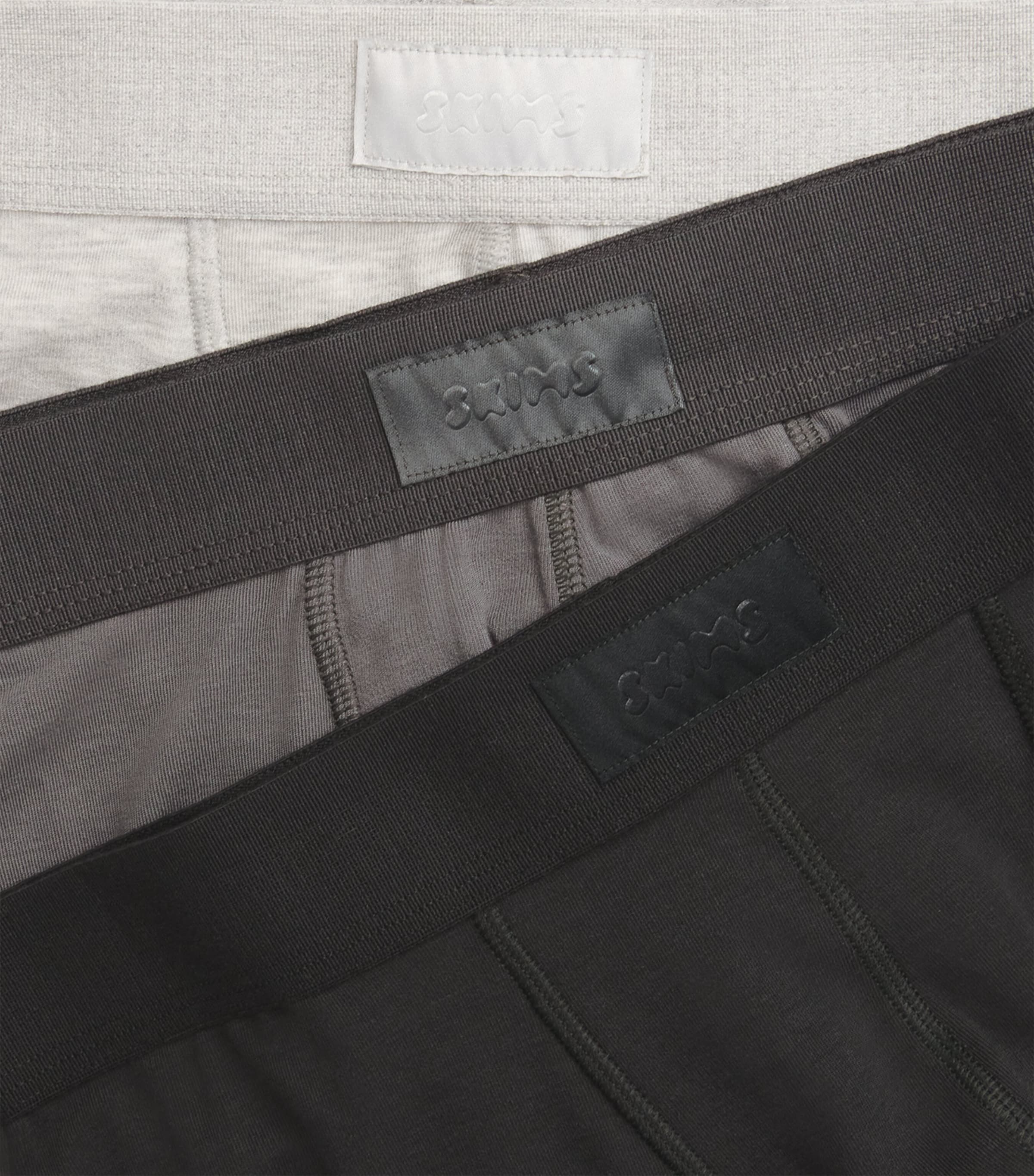 Stretch-Cotton Boxers (Pack of 3) HEATHER MULTI Image 5