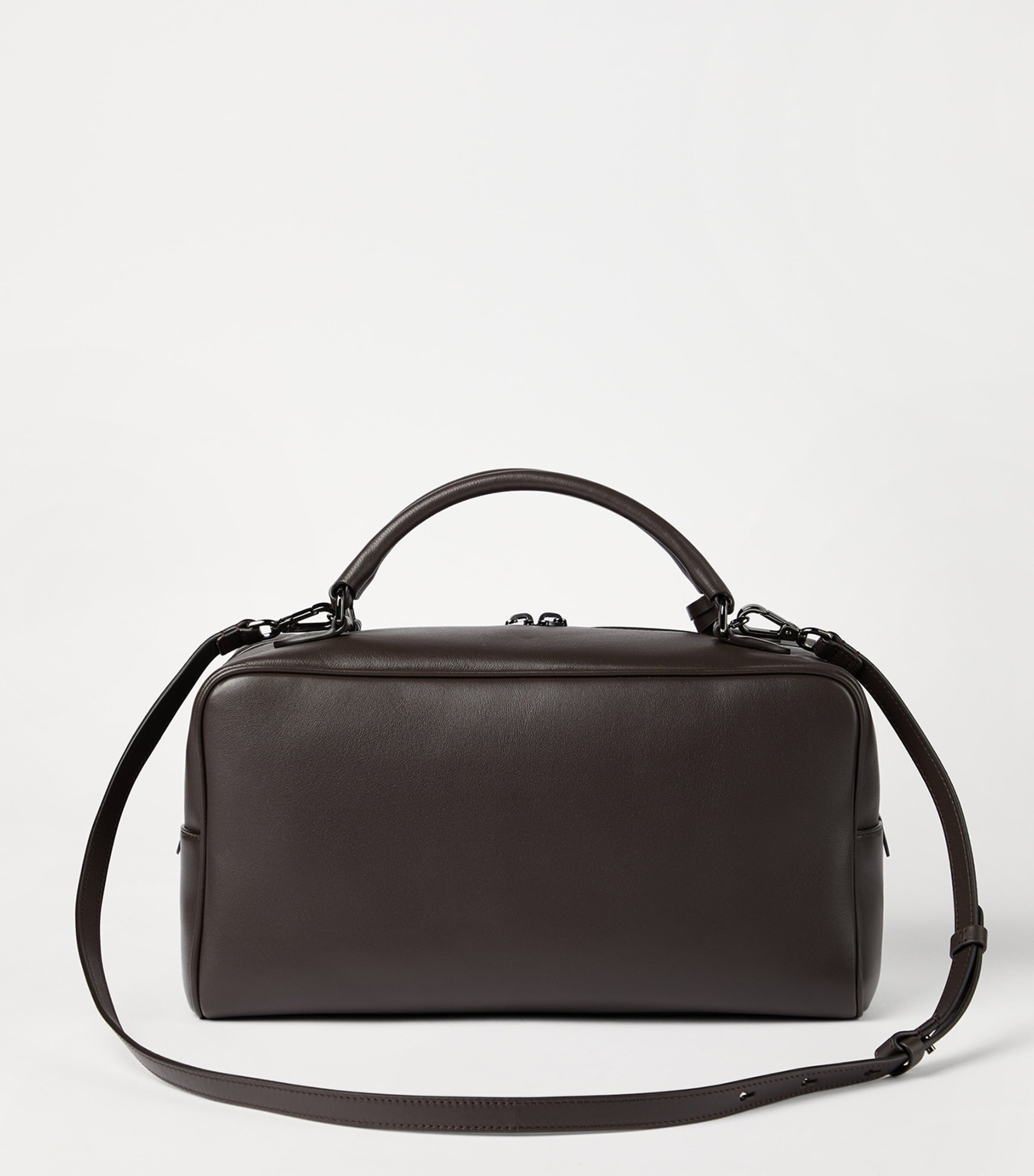 Leather Explorer Boston Top-Handle Bag C8279 Image 4