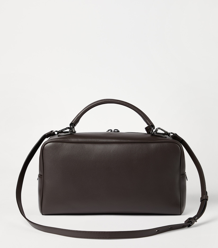 Leather Explorer Boston Top-Handle Bag C8279 Image 4