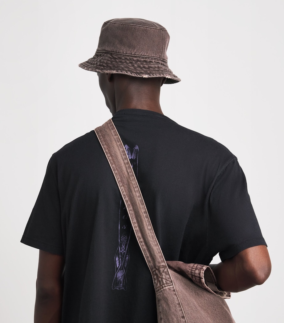 Our Legacy Organic Cotton Bucket Hat Overdyed Choco Melon Image 2