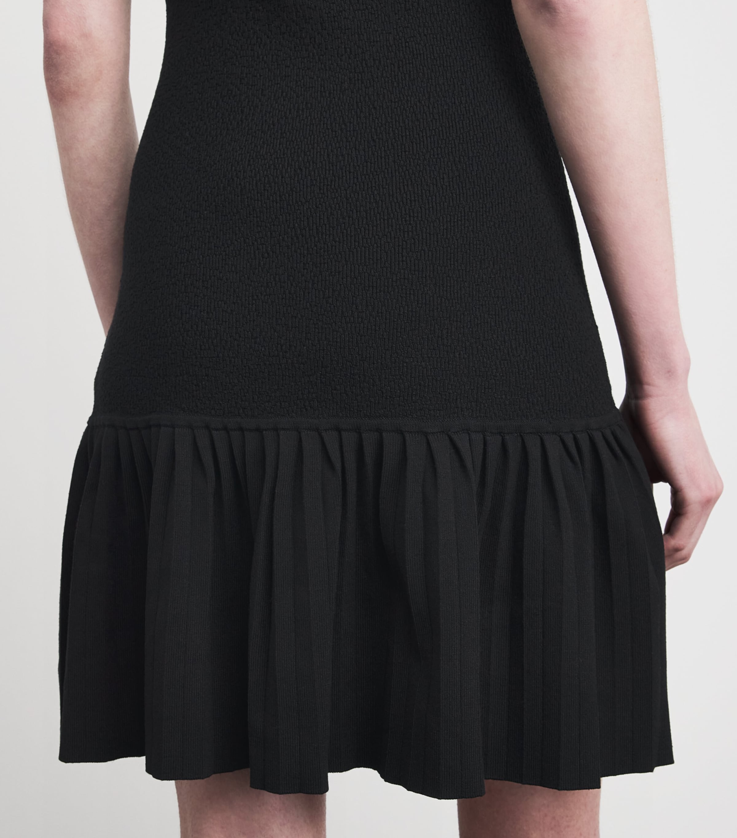 Claudie Pierlot Womens Knitted Mini Dress Black Image 5