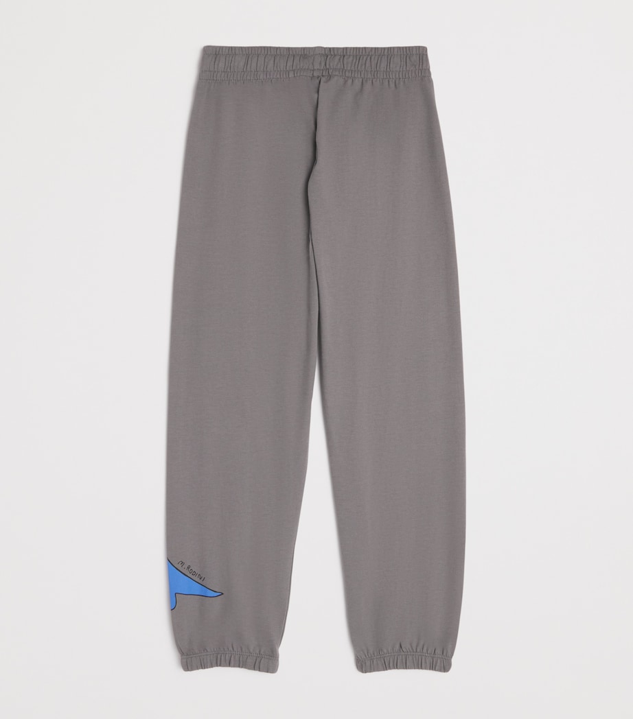Organic Cotton Dino Graphic Sweatpants (3-11 Years) GREY Image 2