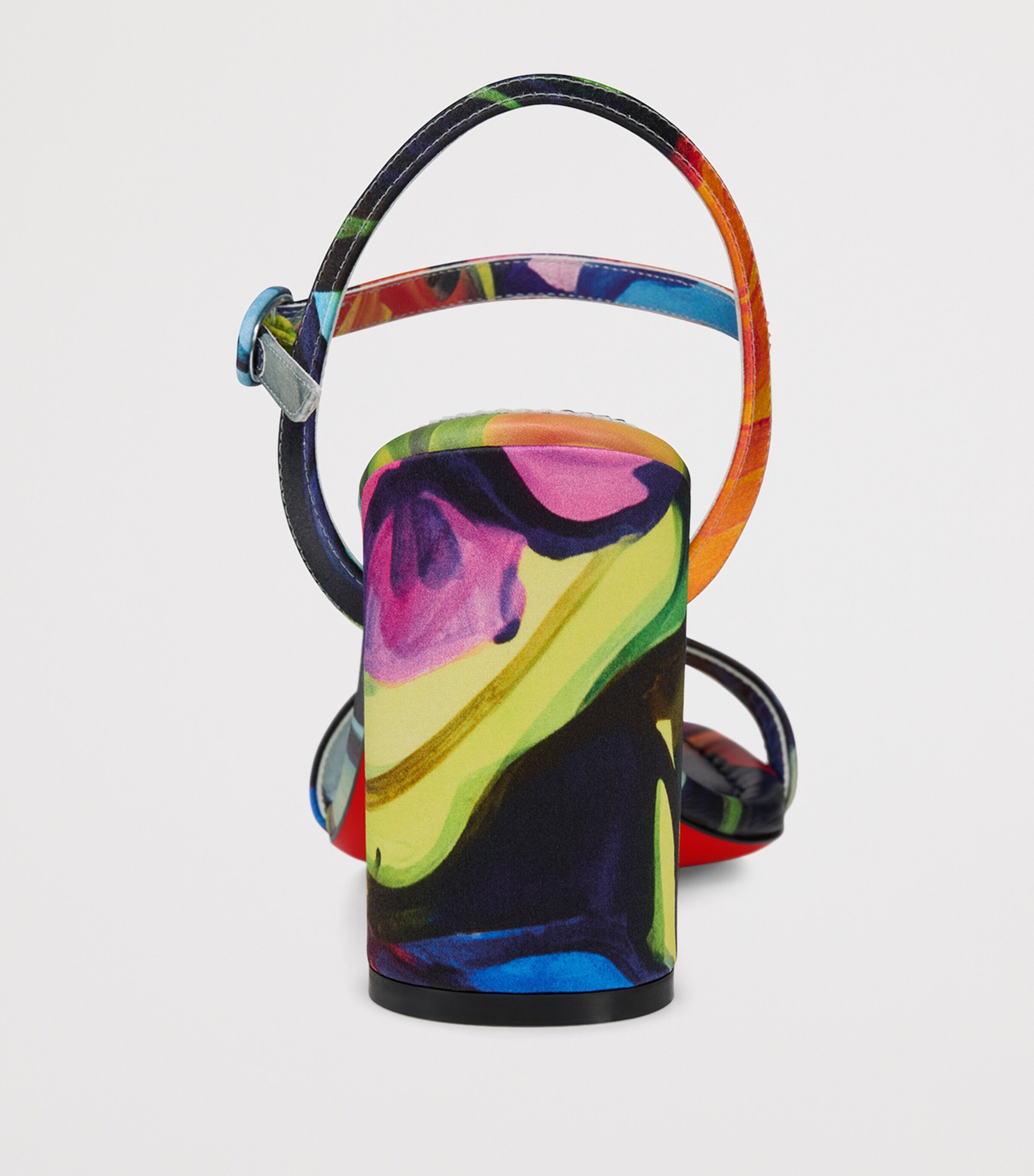 Christian Louboutin Multi Miss Jane Silk Satin Sandals 85 | Harrods US