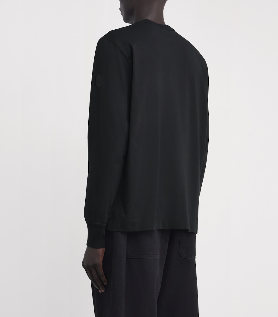Cotton Long-Sleeve Disk Gladstone T-Shirt 9061 Image 3