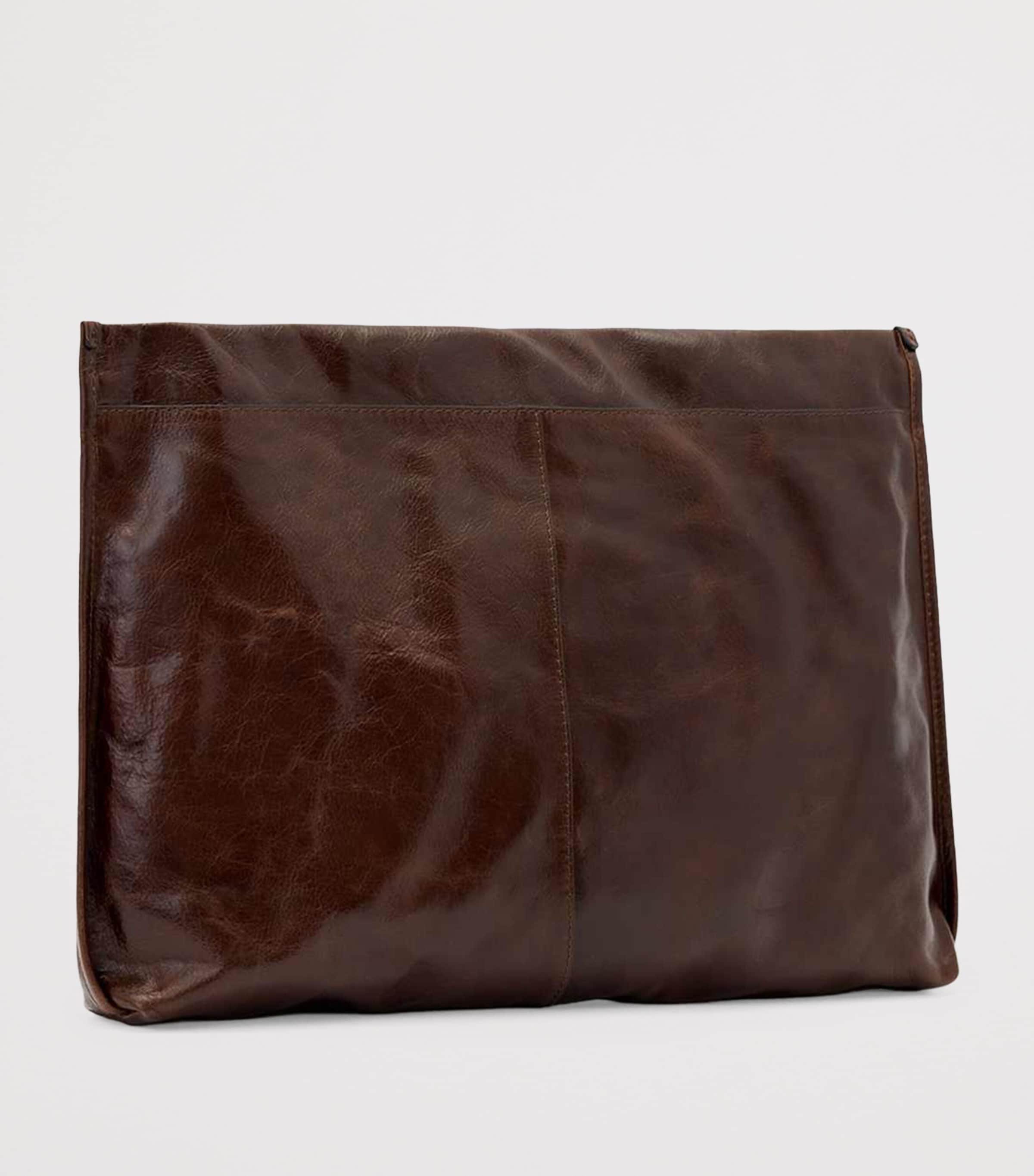 Leather Jean Rey Pouch COGNAC BROWN Image 4