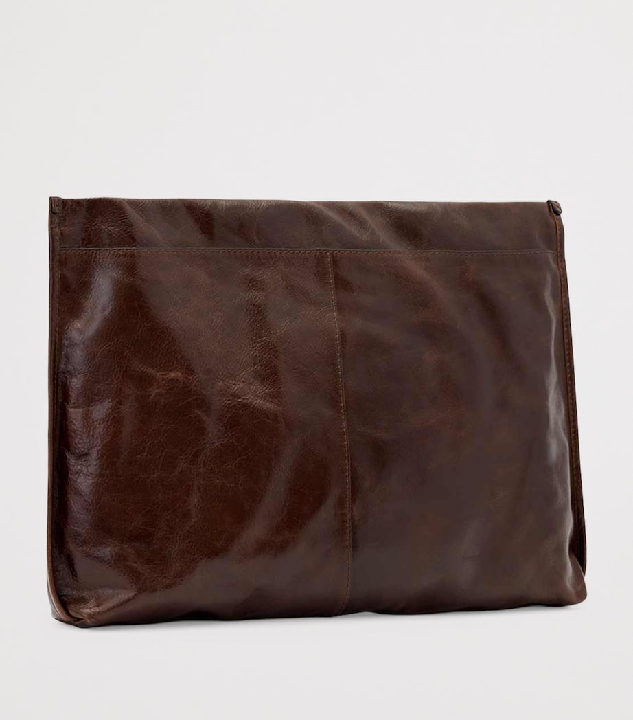Leather Jean Rey Pouch COGNAC BROWN Image 4