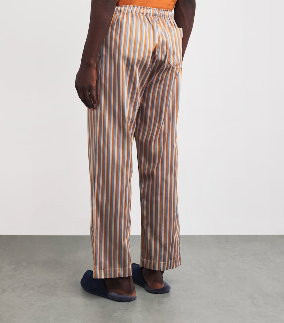 Cotton Stripe Wellington Lounge Trousers 060MUL Image 4