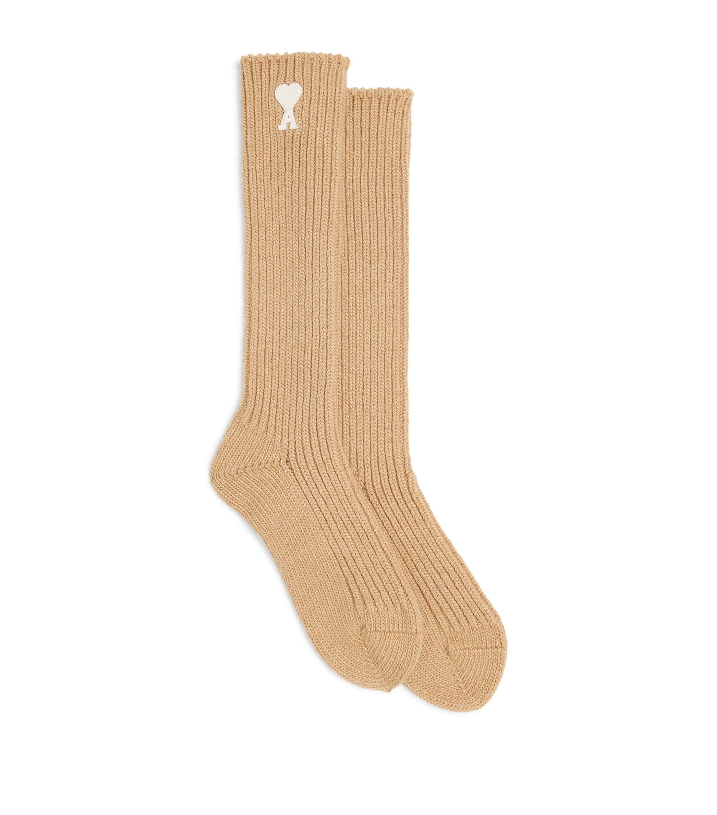 Wool-Blend Ami de Coeur Socks 280 - CAMEL Image 1