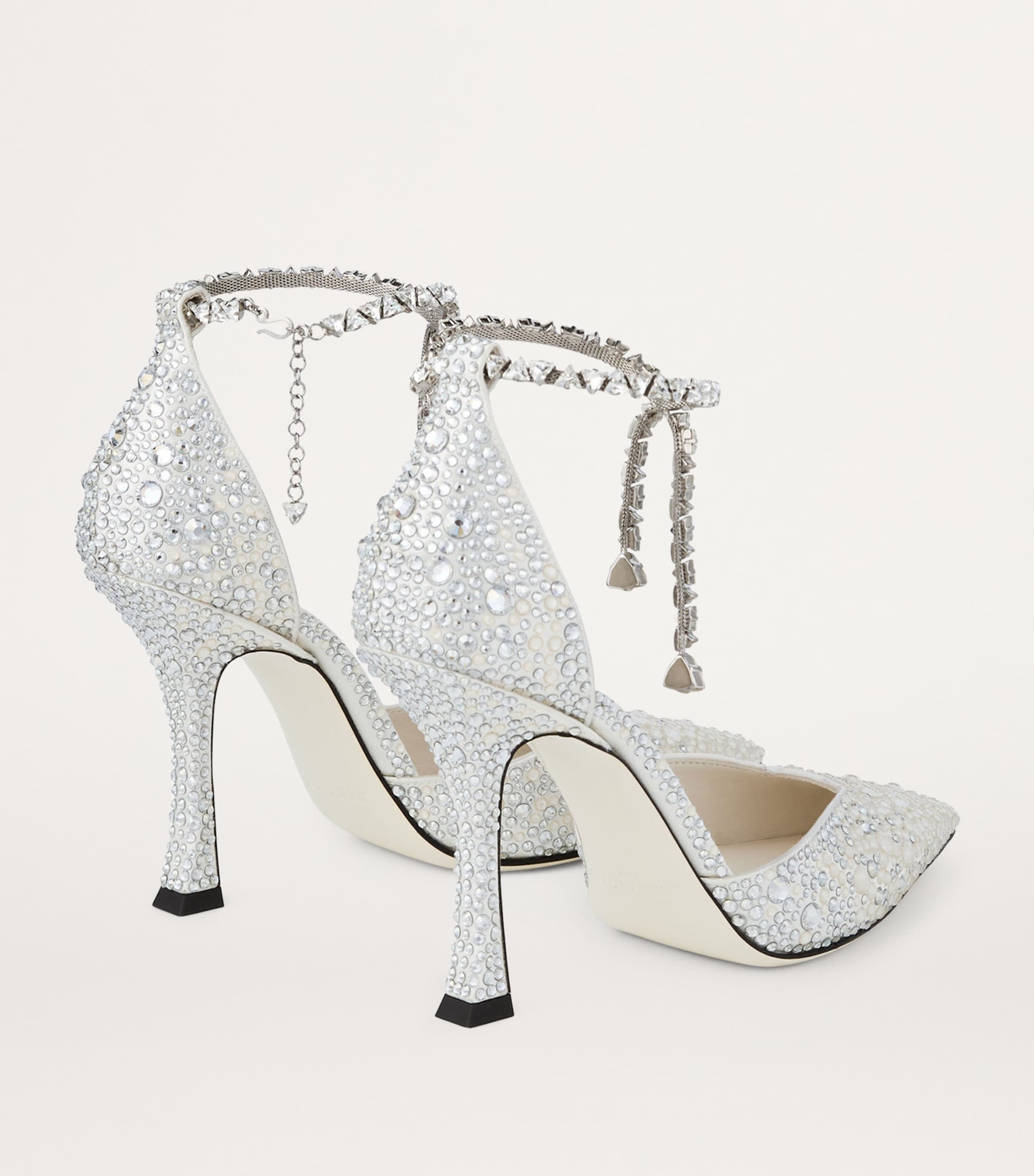 Stevie 100 Embellished Pumps IVORY/CRYSTAL Image 4