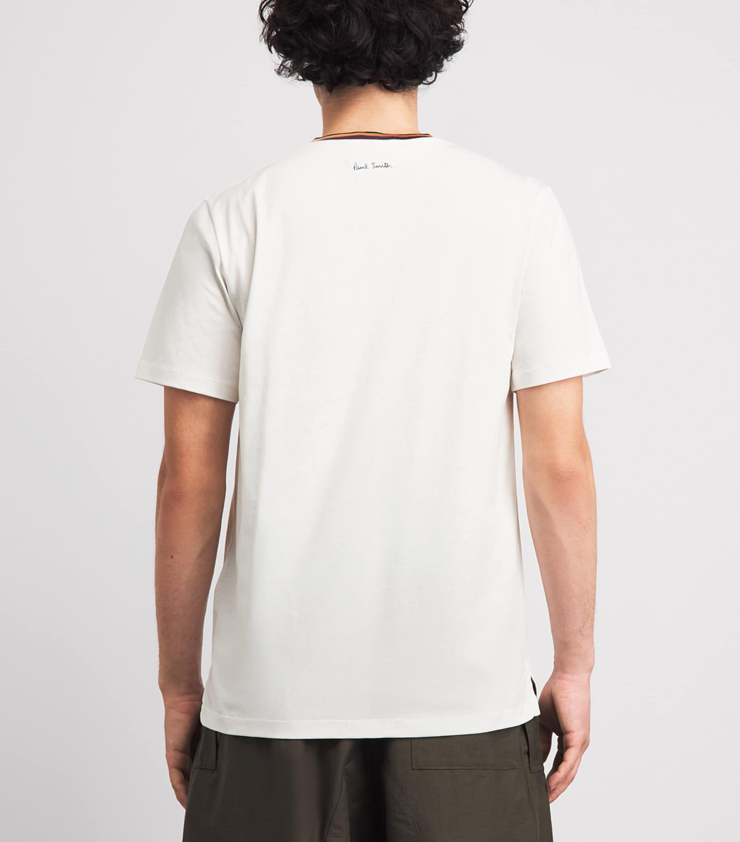 Paul Smith Mens Cotton Artistic Trim T-Shirt Image 5