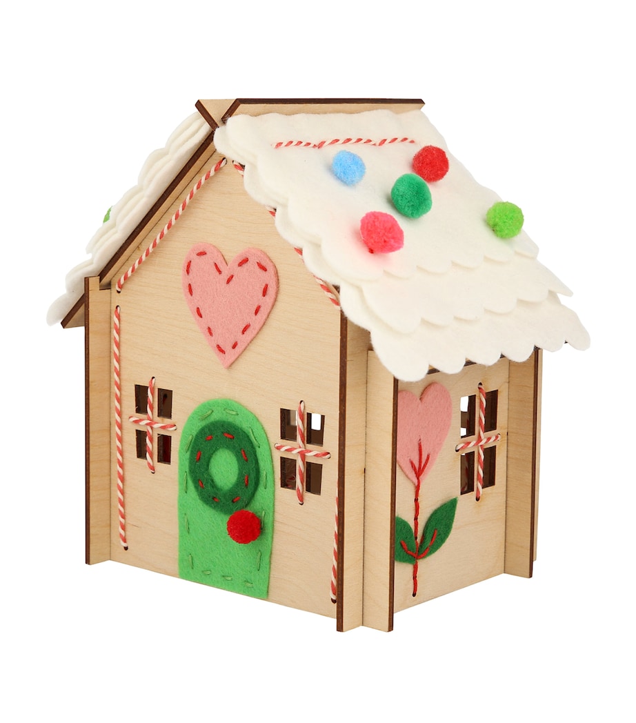 Wooden Gingerbread House Craft Kit MULTICOLORED Image 3