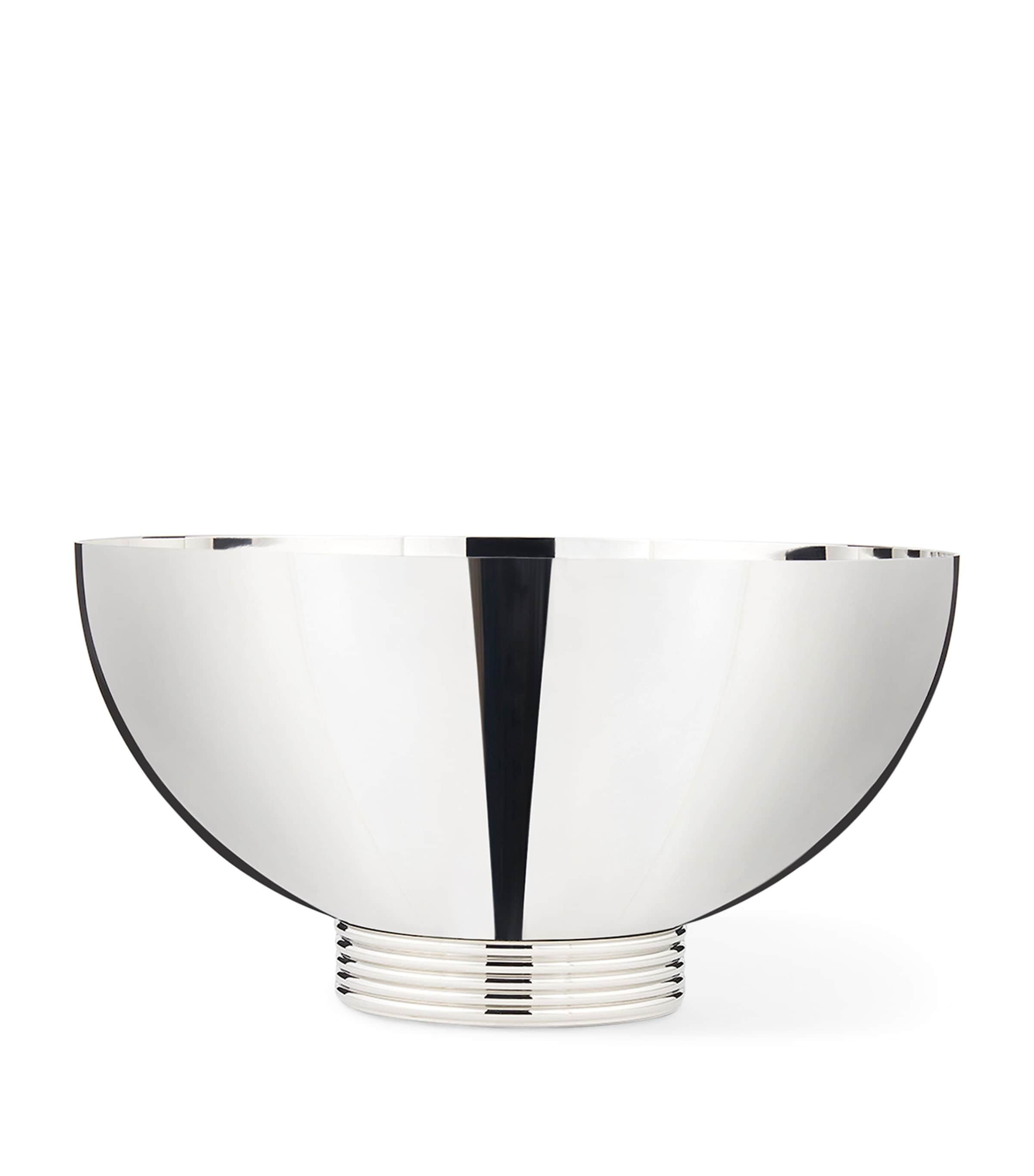 Ralph Lauren Large Thorpe Serving Bowl In Silver