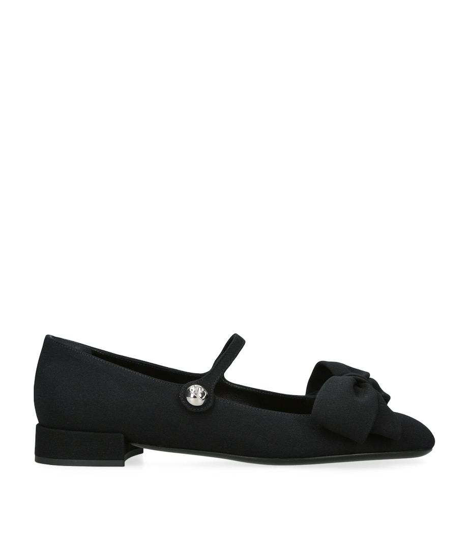 Bowjane Mary Jane Ballerina Flats 20 BLACK Image 1
