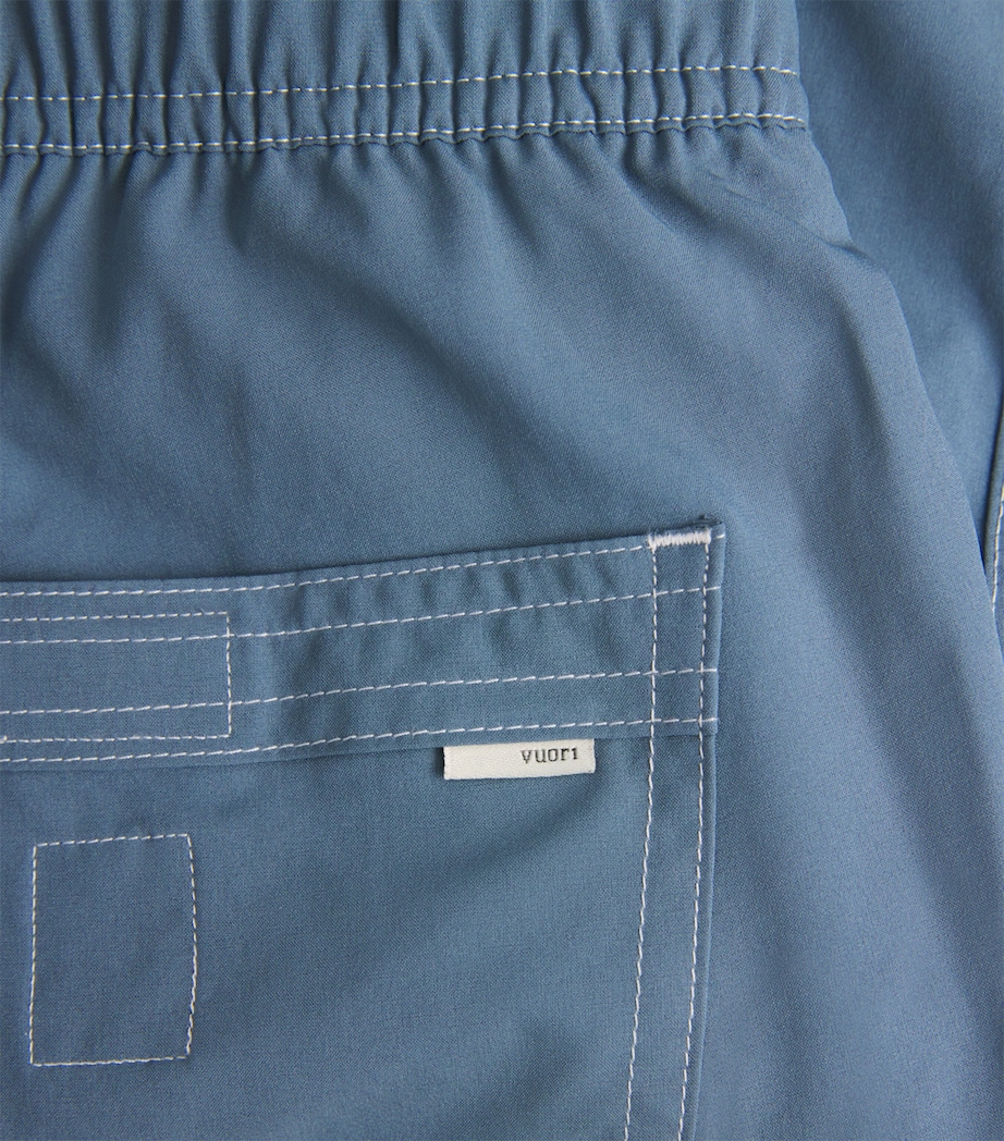 VUORI Mens 7'' Lined Kore Shorts Bea Blue Sea Washed Image 6