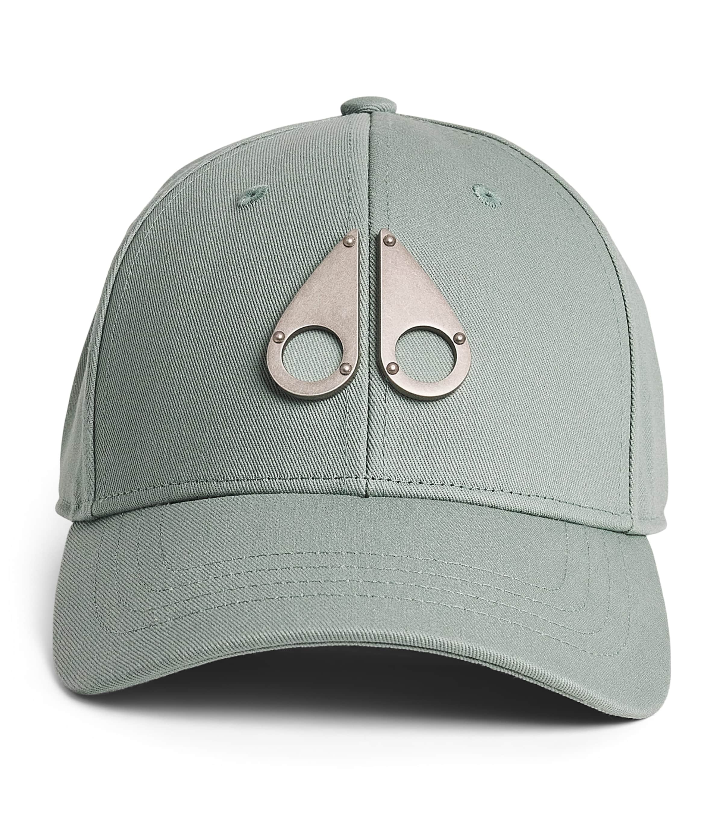 Moose Knuckles Cotton Logo Baseball Cap Dusty Jade Image 1