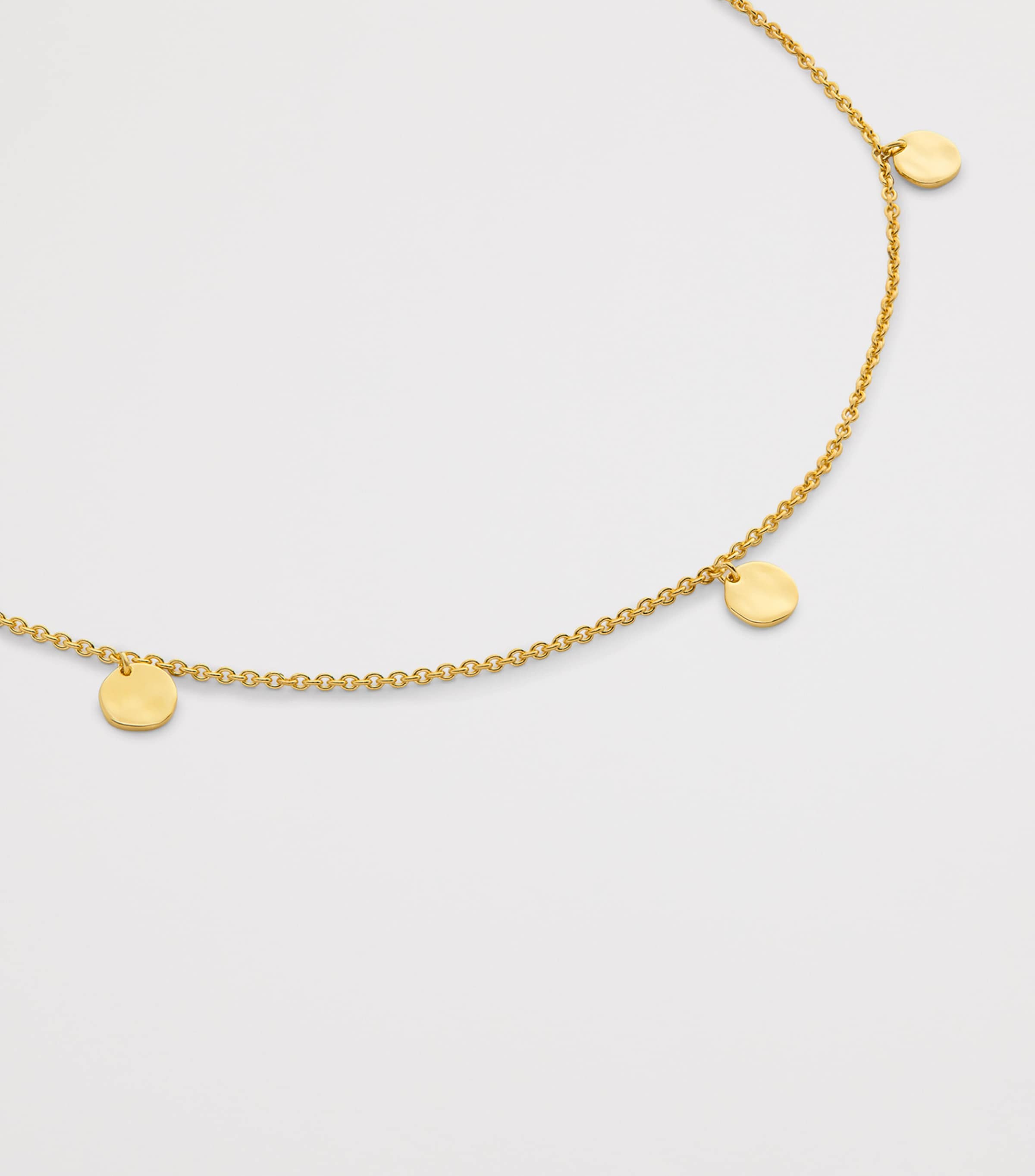 Monica Vinader Gold Vermeil MV Siren Muse Station Chain Bracelet Gold Vermeil Image 3