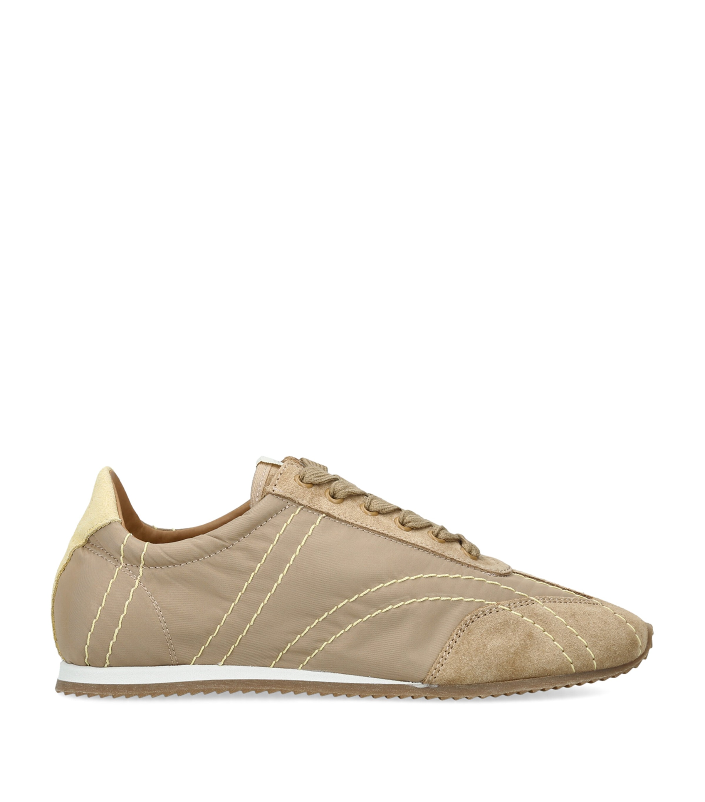 Toteme Suede Flex Sneakers Beige Image 1