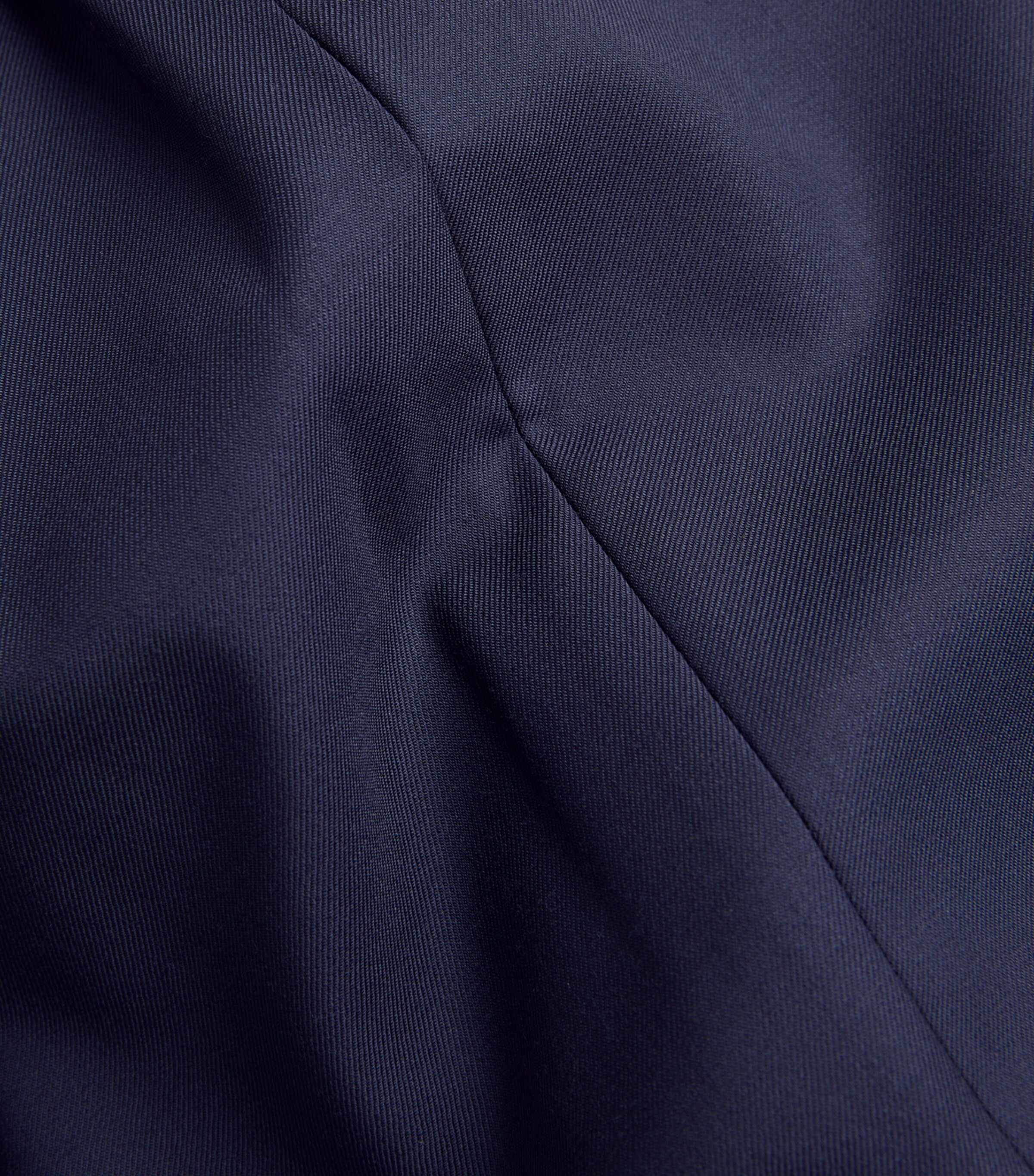 Ralph Lauren Purple Label Mens Wool Serge Straight Trousers Navy Image 12